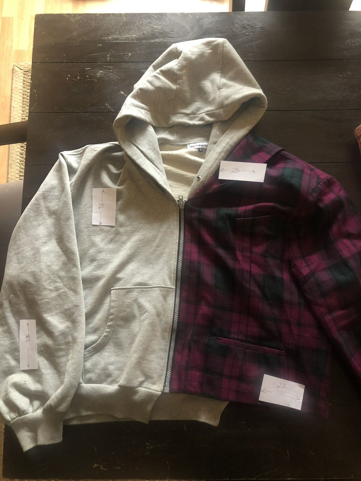 Gosha shops half hoodie