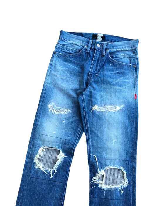 Wtaps WTAPS BLUES VERY SKINNY TRASH JEANS | Grailed