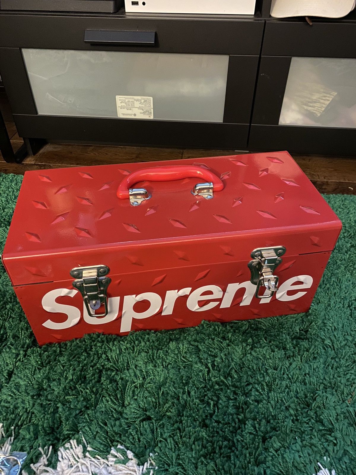 Supreme Supreme Diamond Plate Toolbox FW18 | Grailed