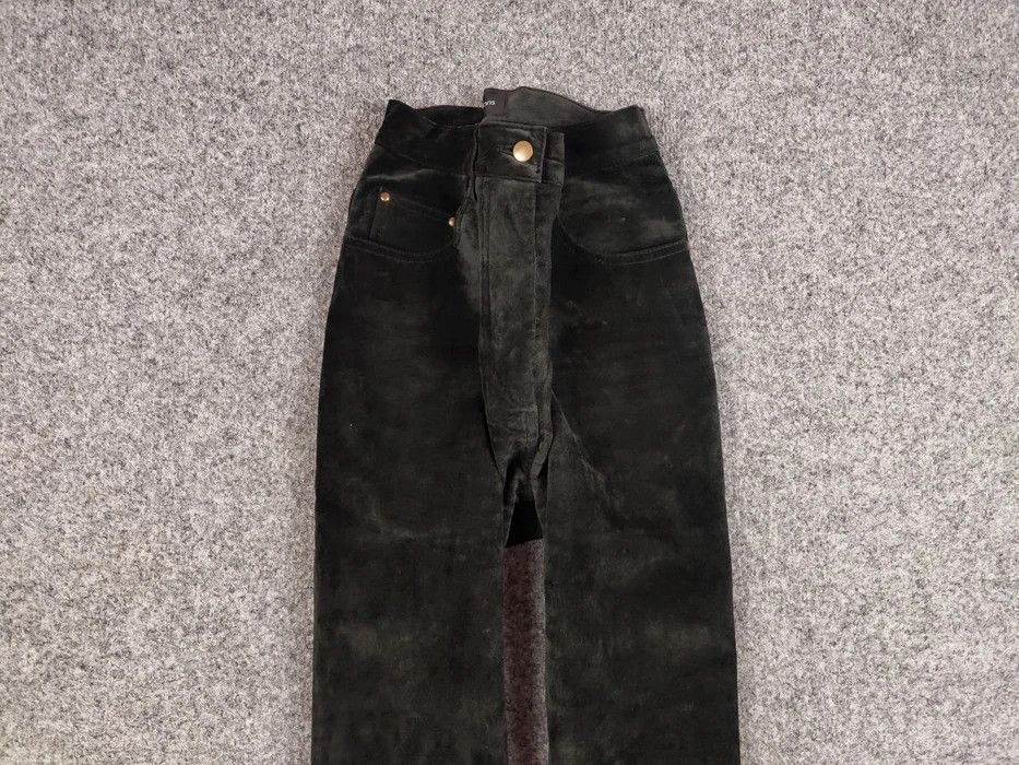 Japanese Brand Vintage 90's Japanese Genuine leather Black Pants Hype Size US 31 - 3 Thumbnail