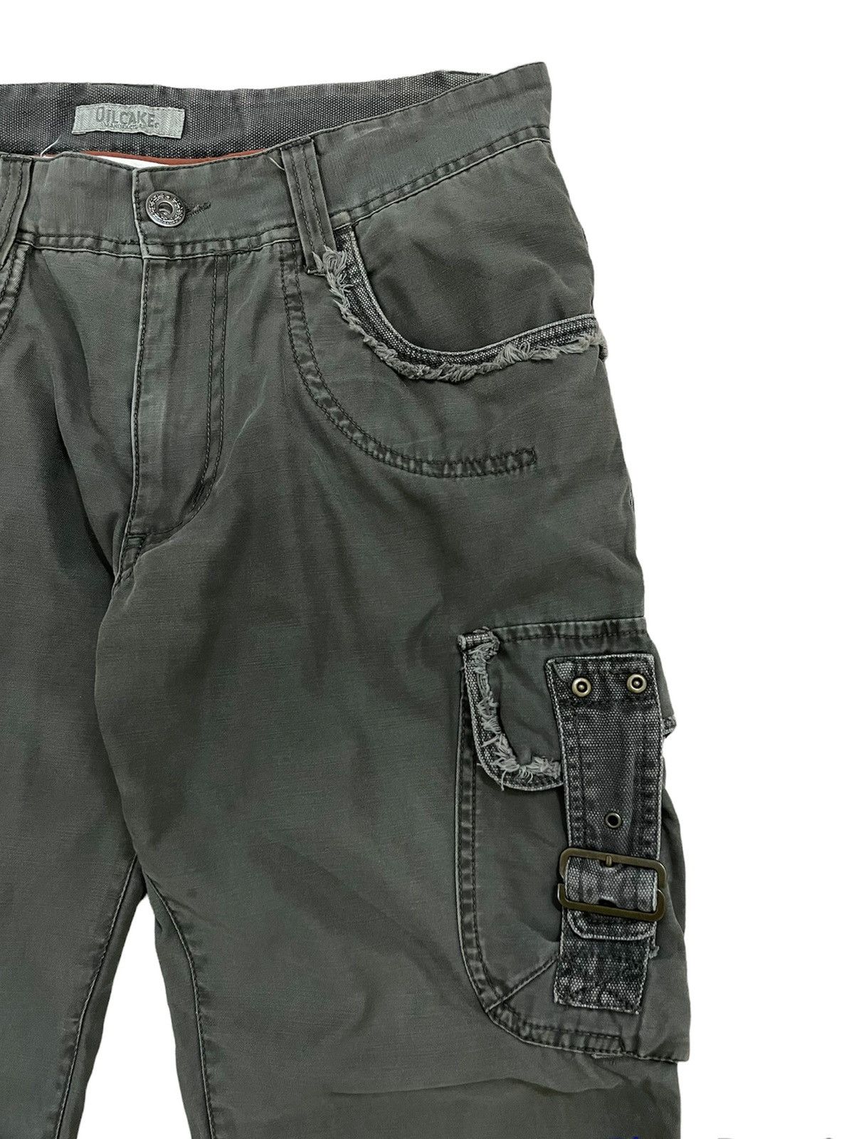 Japanese Brand × Seditionaries Oil Cake Manufacture Cargo Multi Pocket Flare Pants Size US 33 - 4 Thumbnail