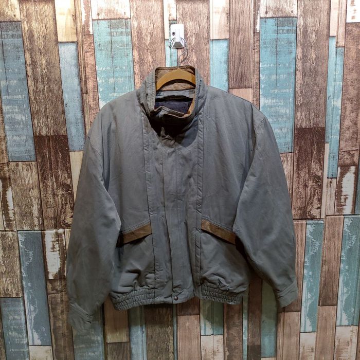 Grey Collared Zip Up Borg Bomber Jacket
