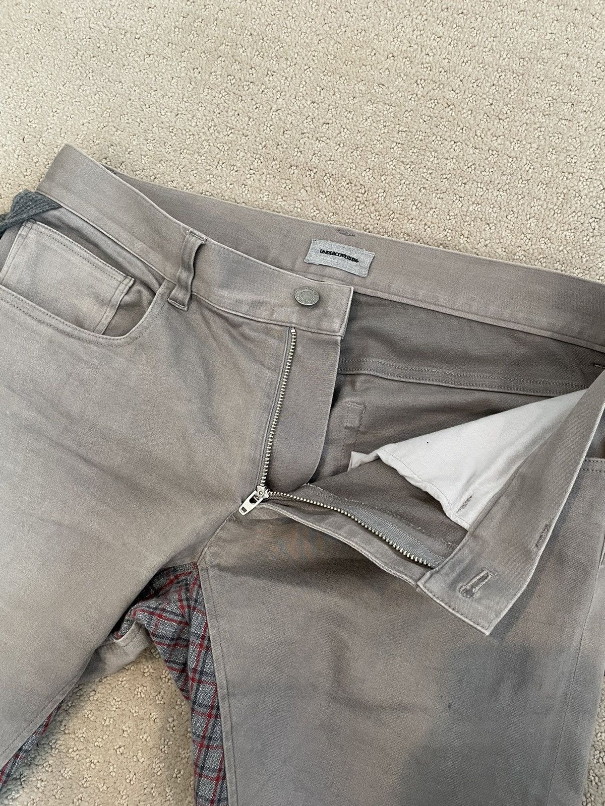 Undercover Undercover Plaid Skirt Pants Size US 28 / EU 44 - 3 Thumbnail