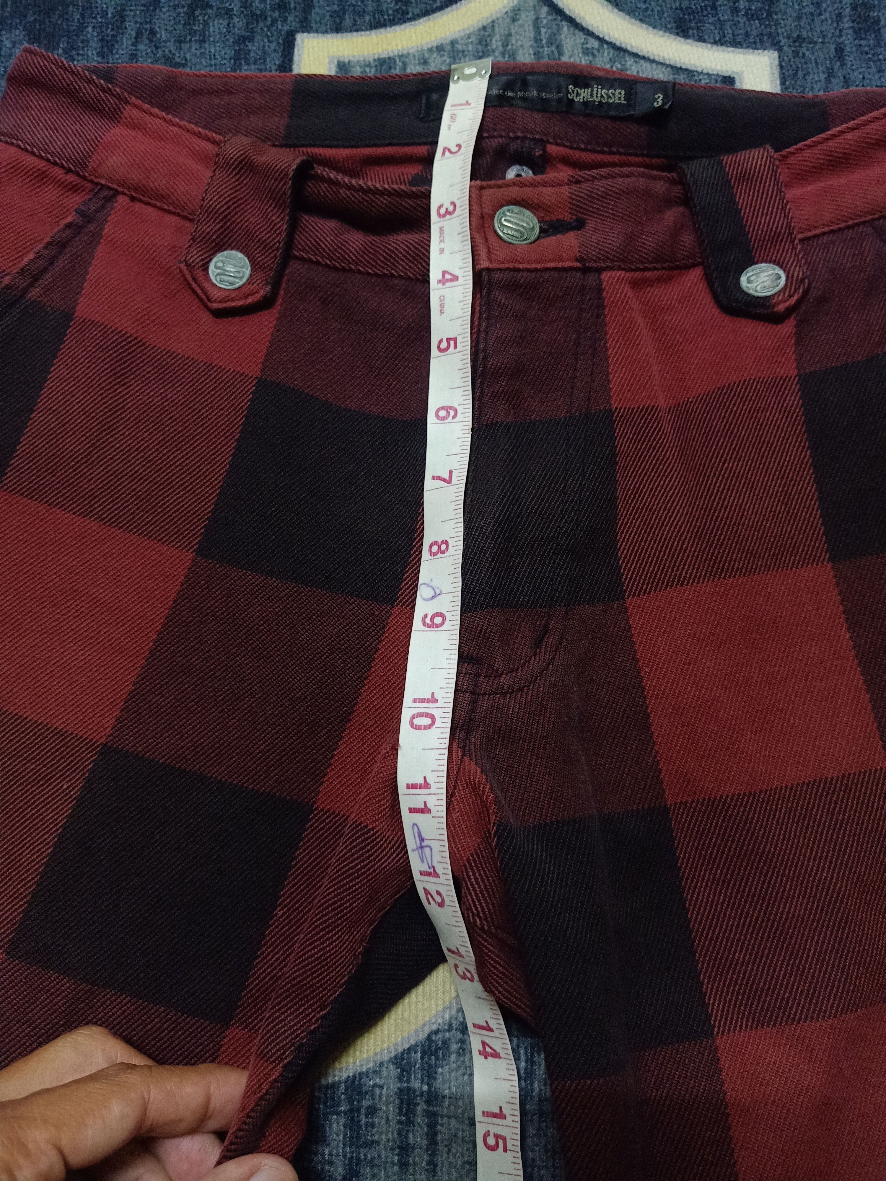 If Six Was Nine × Japanese Brand × Schlussel Punk Rare Tartan Schlussel Pants Size US 30 / EU 46 - 7 Thumbnail