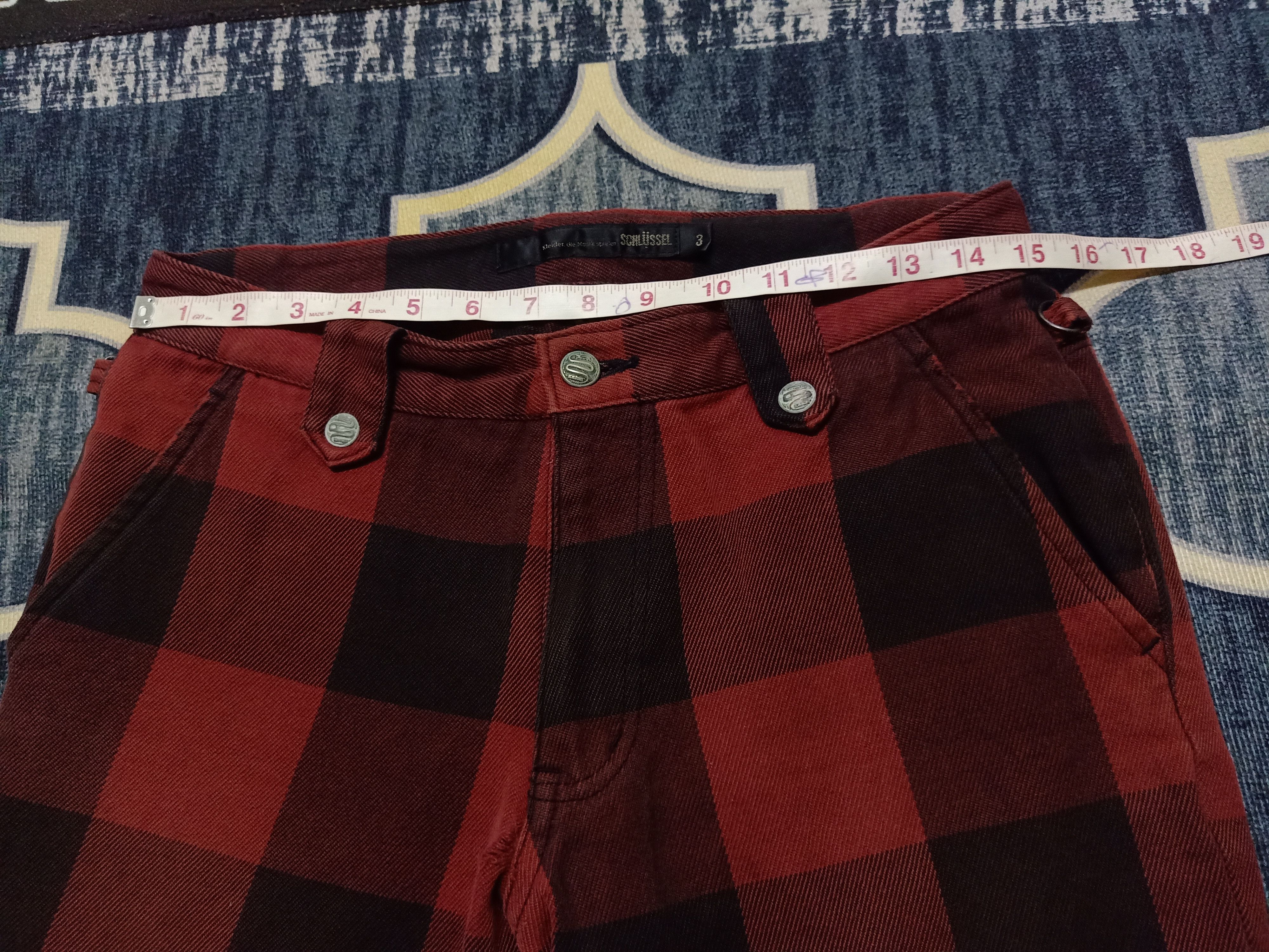 If Six Was Nine × Japanese Brand × Schlussel Punk Rare Tartan Schlussel Pants Size US 30 / EU 46 - 8 Thumbnail
