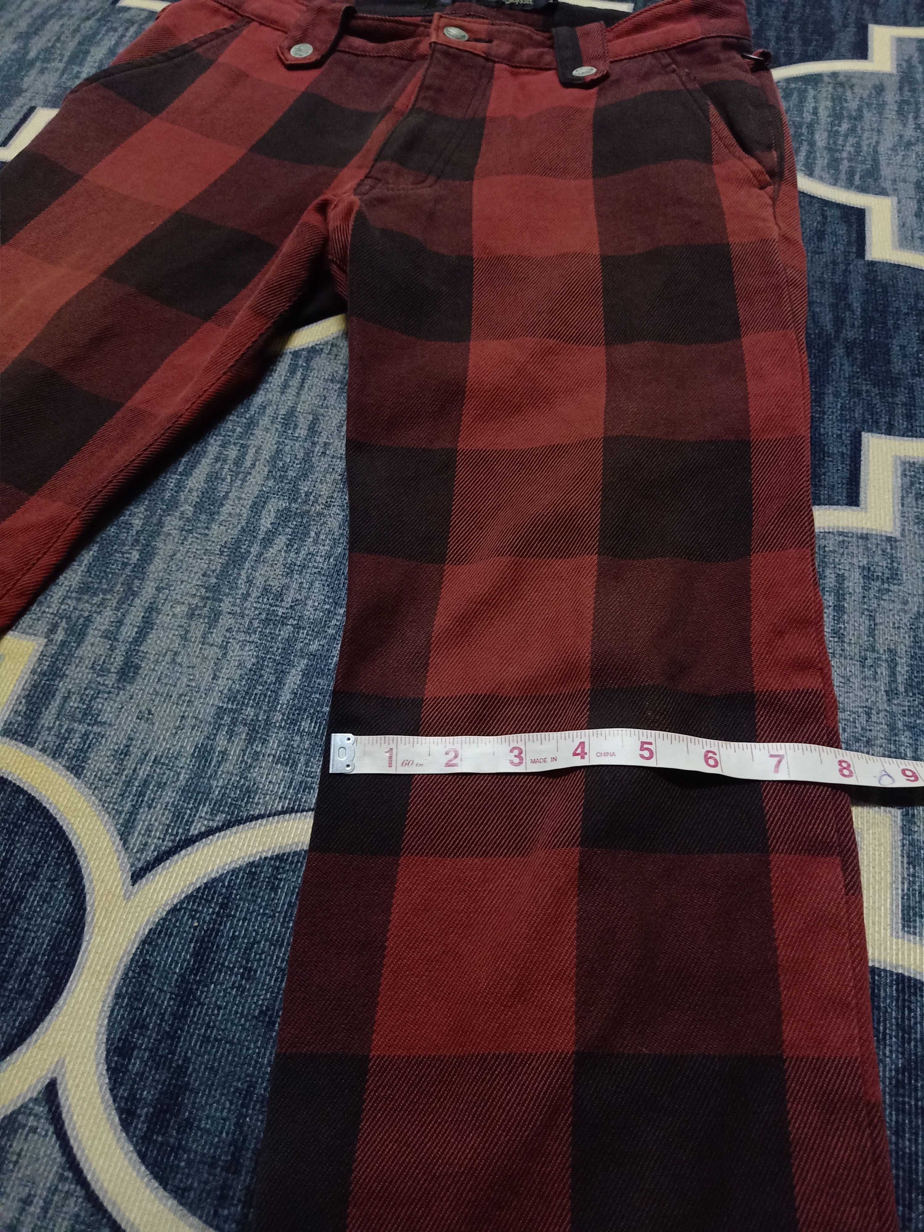 If Six Was Nine × Japanese Brand × Schlussel Punk Rare Tartan Schlussel Pants Size US 30 / EU 46 - 9 Thumbnail