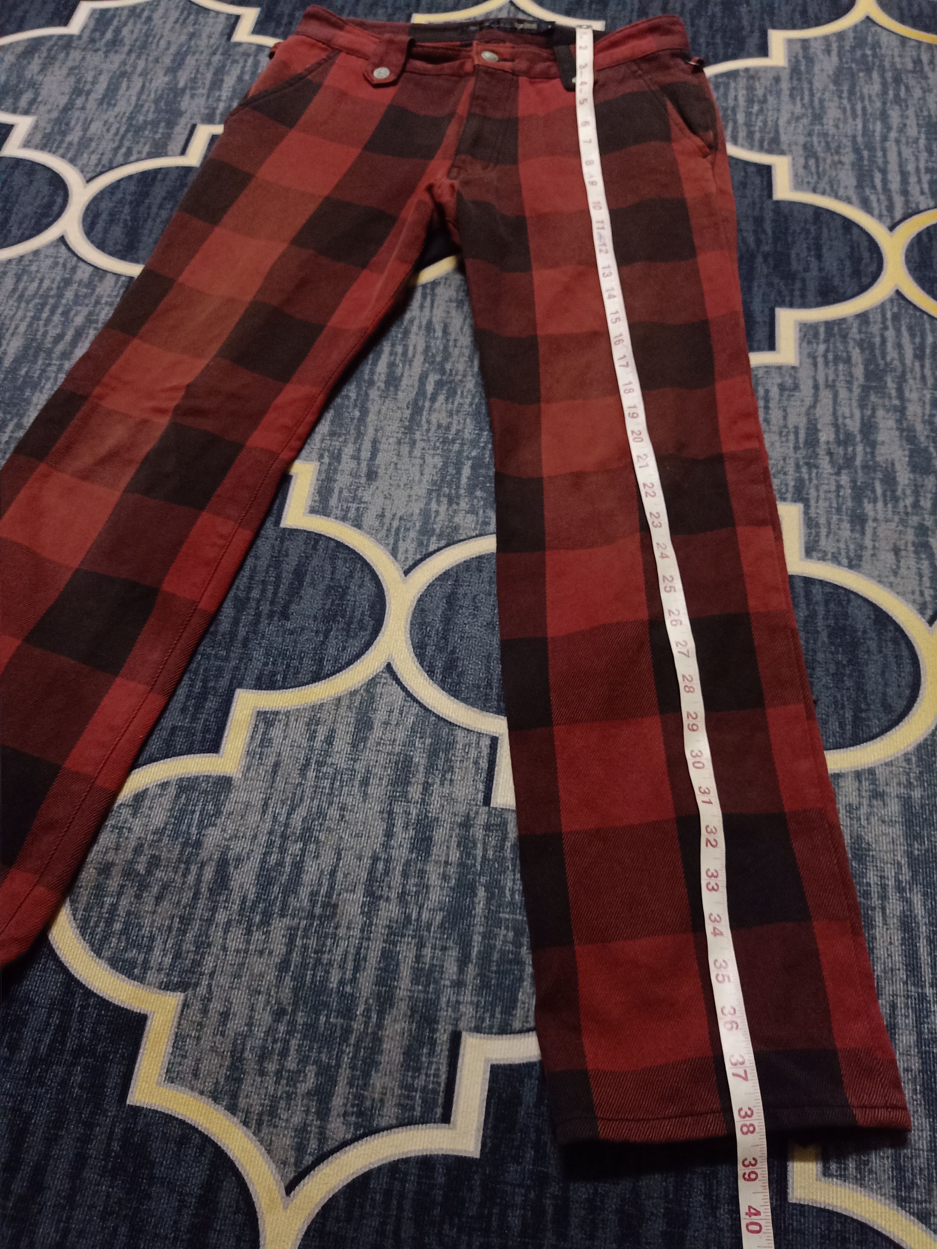 If Six Was Nine × Japanese Brand × Schlussel Punk Rare Tartan Schlussel Pants Size US 30 / EU 46 - 11 Thumbnail