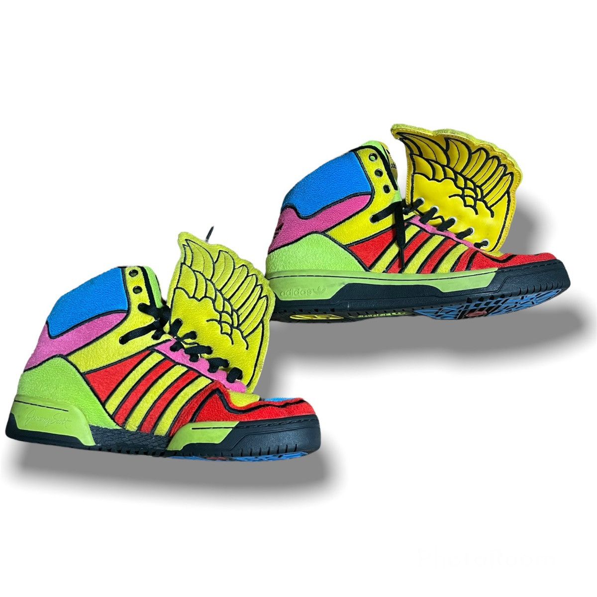Adidas Jeremy Scott Js Wings Jeremy Scott Rainbow Grailed