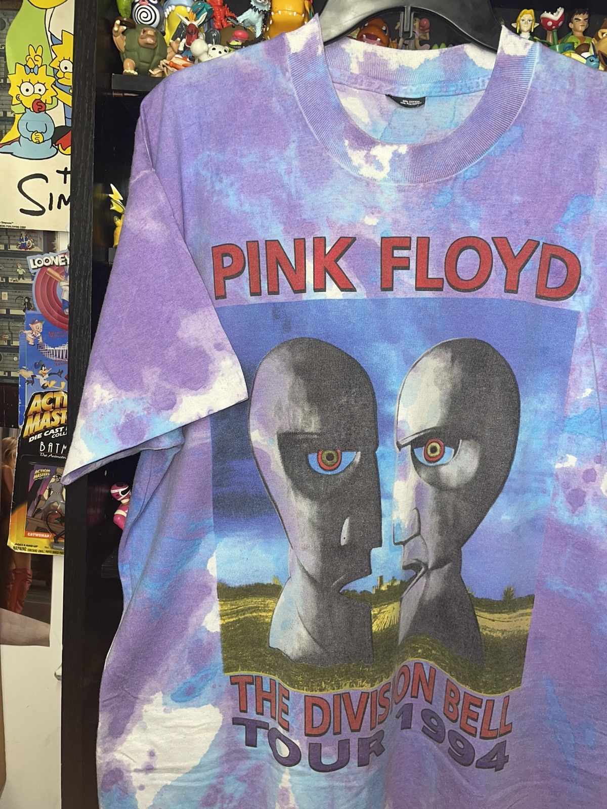 Pink Floyd × Vintage 1994 PINK FLOYD Tour Tee The Division Bell Rock Band Size US XL / EU 56 / 4 - 8 Thumbnail