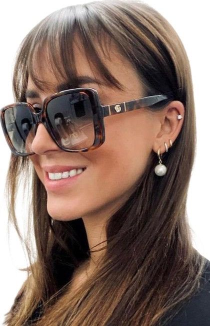 Gucci Havana Brown Ship Same Day Gg0632s 002 Butterfly Sunglasses