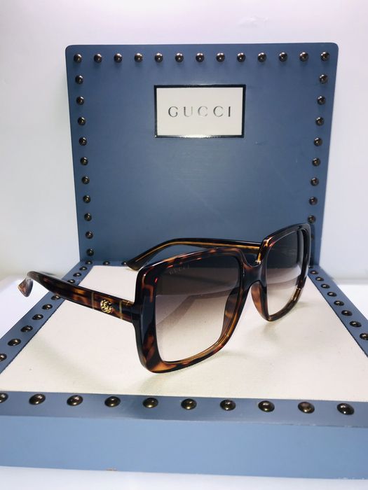 Gucci Havana Brown Ship Same Day Gg0632s 002 Butterfly Sunglasses