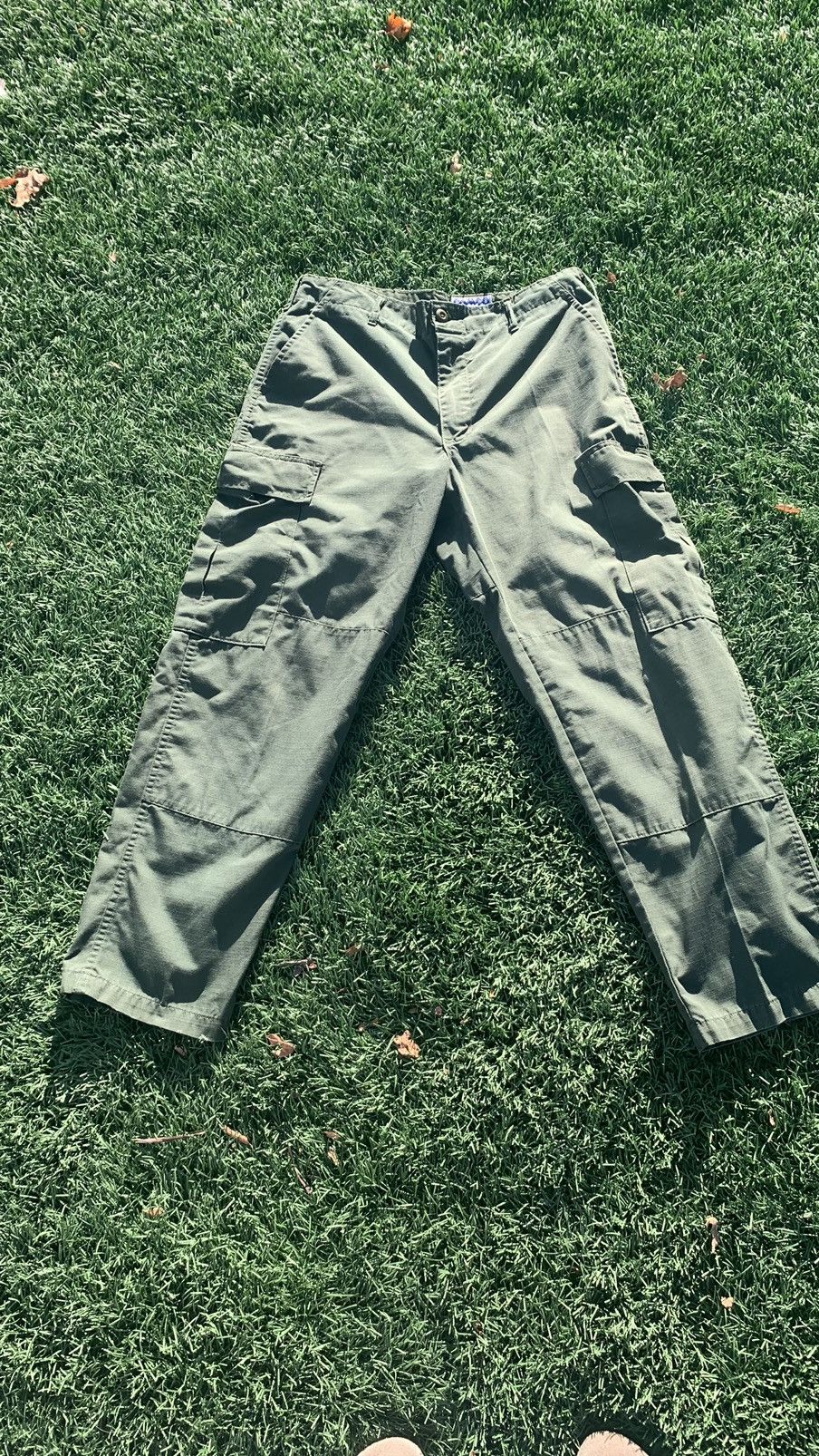 Vintage Vintage Green Double Knee Cargo Pants Made in America
