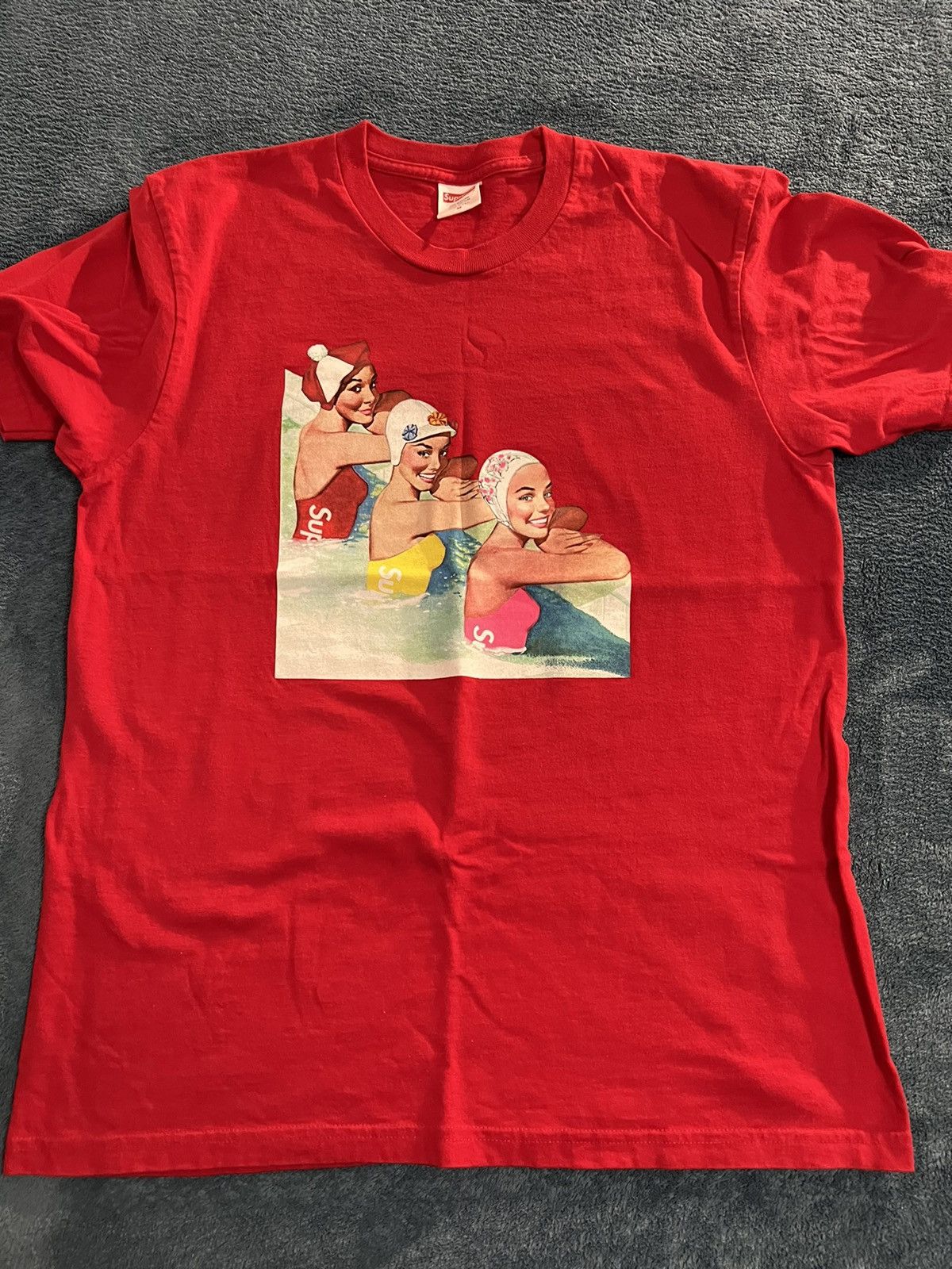 Supreme Supreme swimmers tee Size US M / EU 48-50 / 2 - 3 Thumbnail