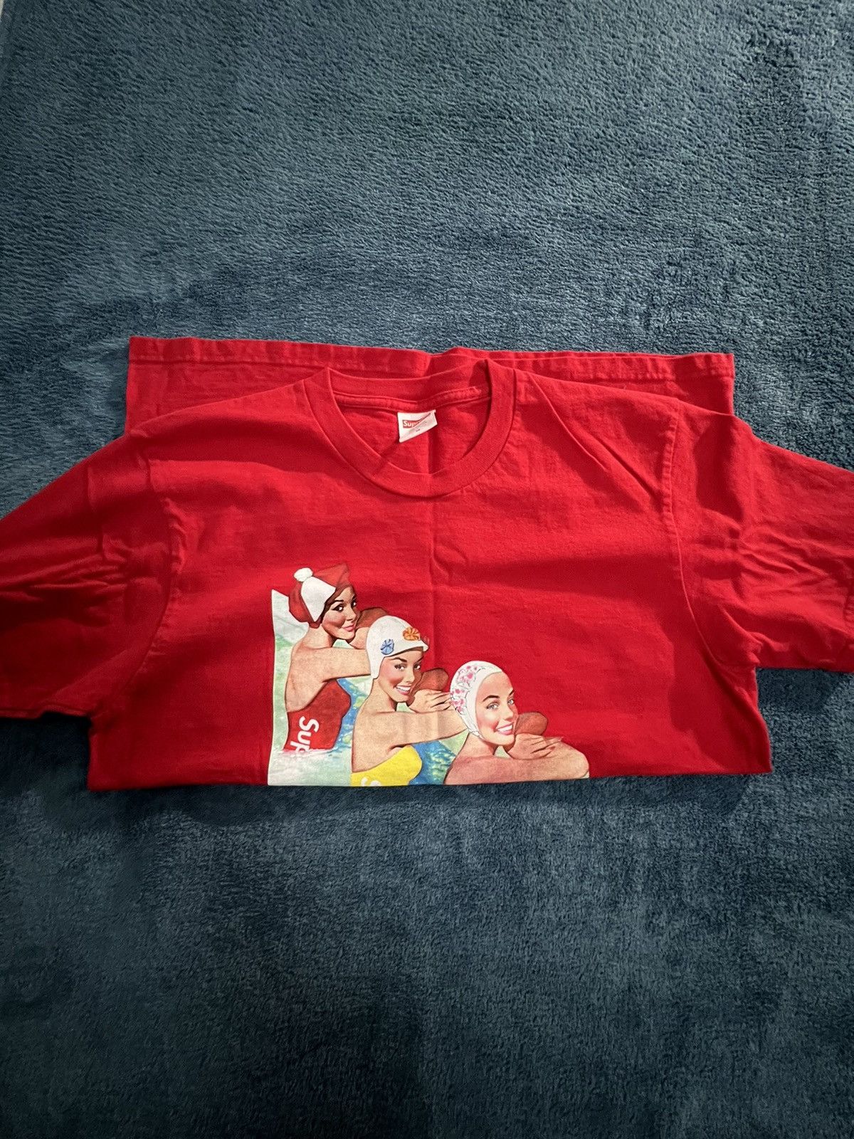 Supreme Supreme swimmers tee Size US M / EU 48-50 / 2 - 7 Thumbnail