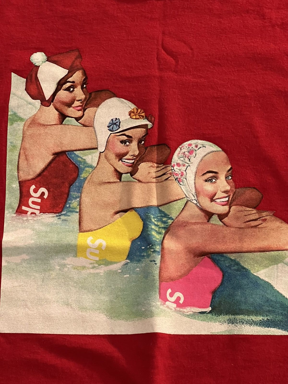 Supreme Supreme swimmers tee Size US M / EU 48-50 / 2 - 2 Thumbnail