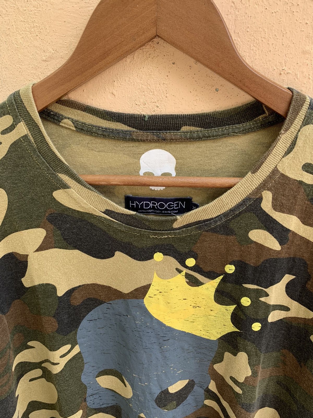 HYDROGEN 💸Bindingoffer💸 Hydrogen Skull Camo Longsleeve Tees Size US XL / EU 56 / 4 - 8 Thumbnail