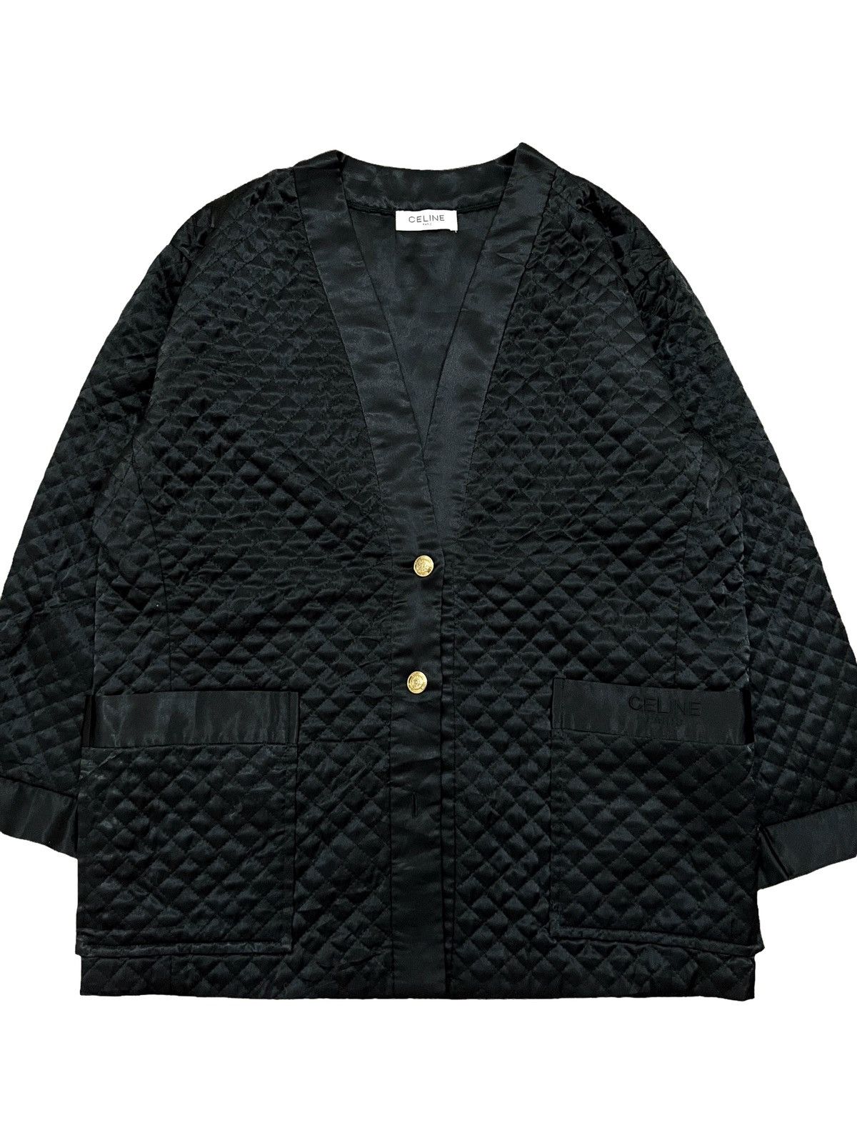 Celine Celine Light Quilted Kimono Jacket Size US M / EU 48-50 / 2 - 1 Thumbnail