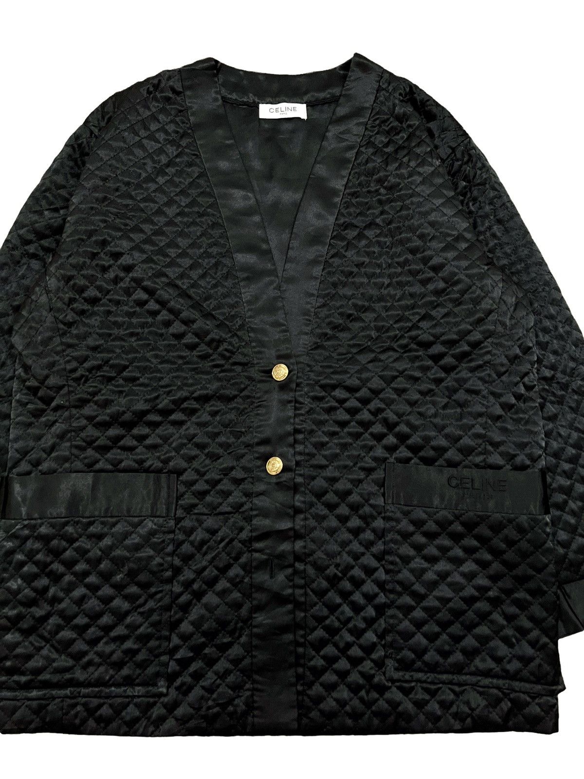 Celine Celine Light Quilted Kimono Jacket Size US M / EU 48-50 / 2 - 5 Thumbnail
