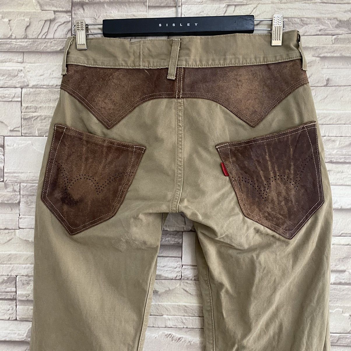Edwin Edwin Leather Hybrid Pants Size US 29 - 10 Thumbnail