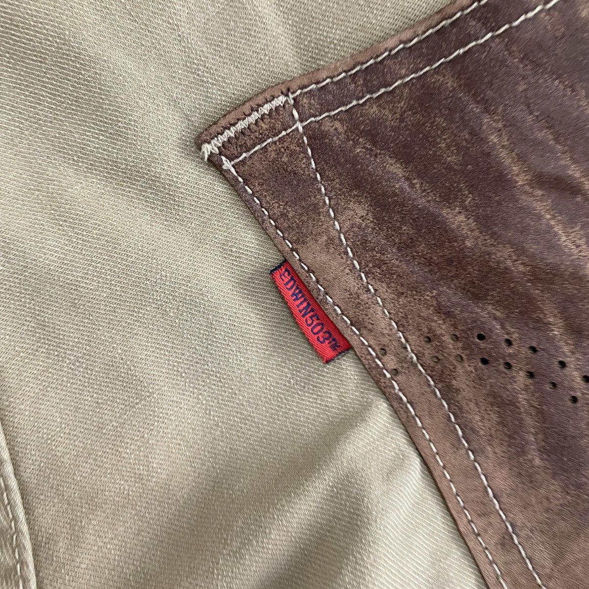 Edwin Edwin Leather Hybrid Pants Size US 29 - 16 Thumbnail