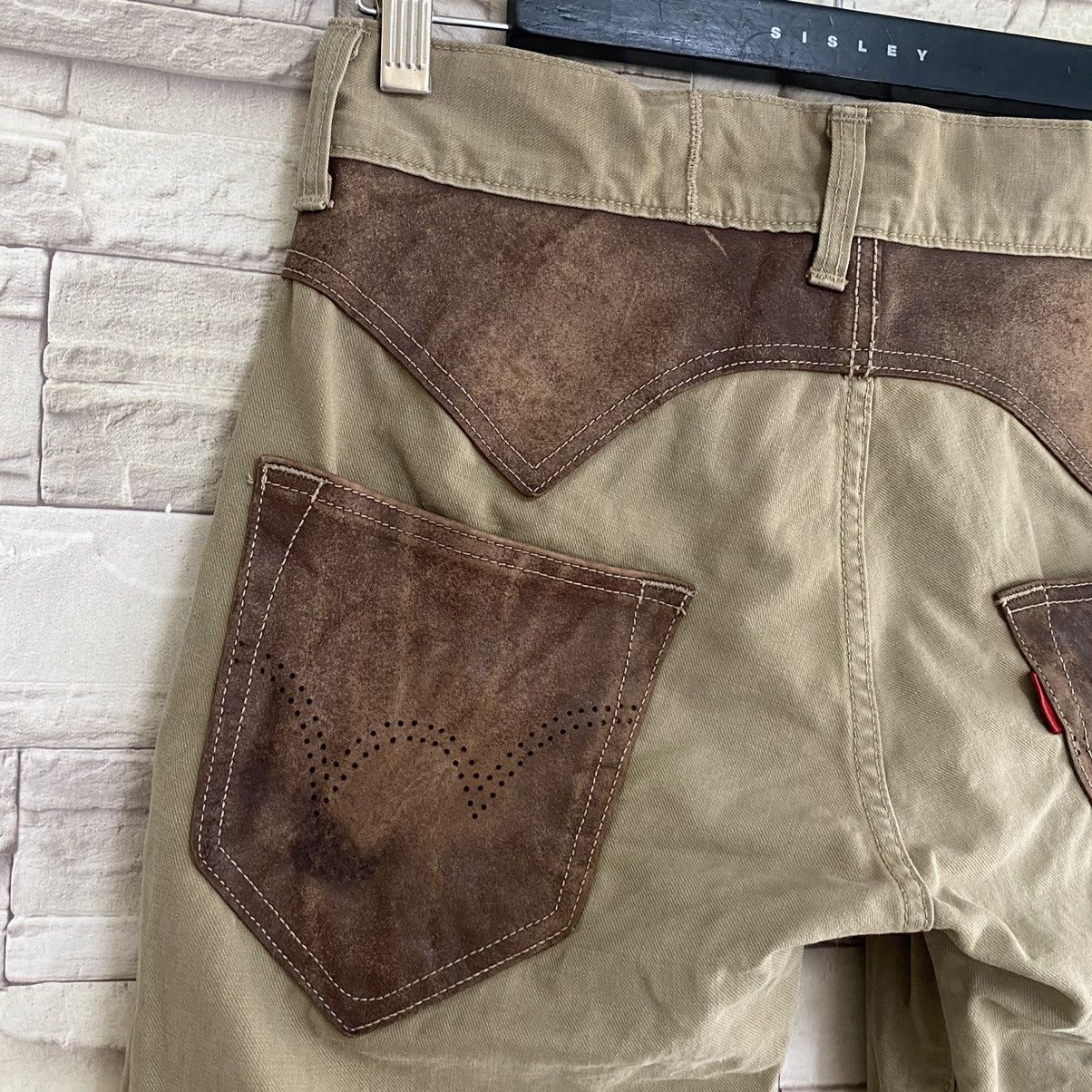 Edwin Edwin Leather Hybrid Pants Size US 29 - 13 Thumbnail