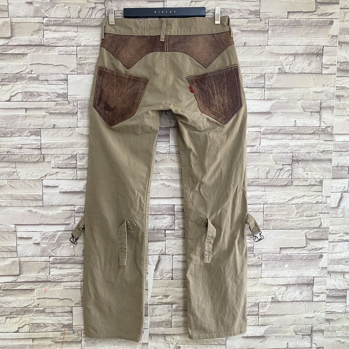 Edwin Edwin Leather Hybrid Pants Size US 29 - 9 Thumbnail