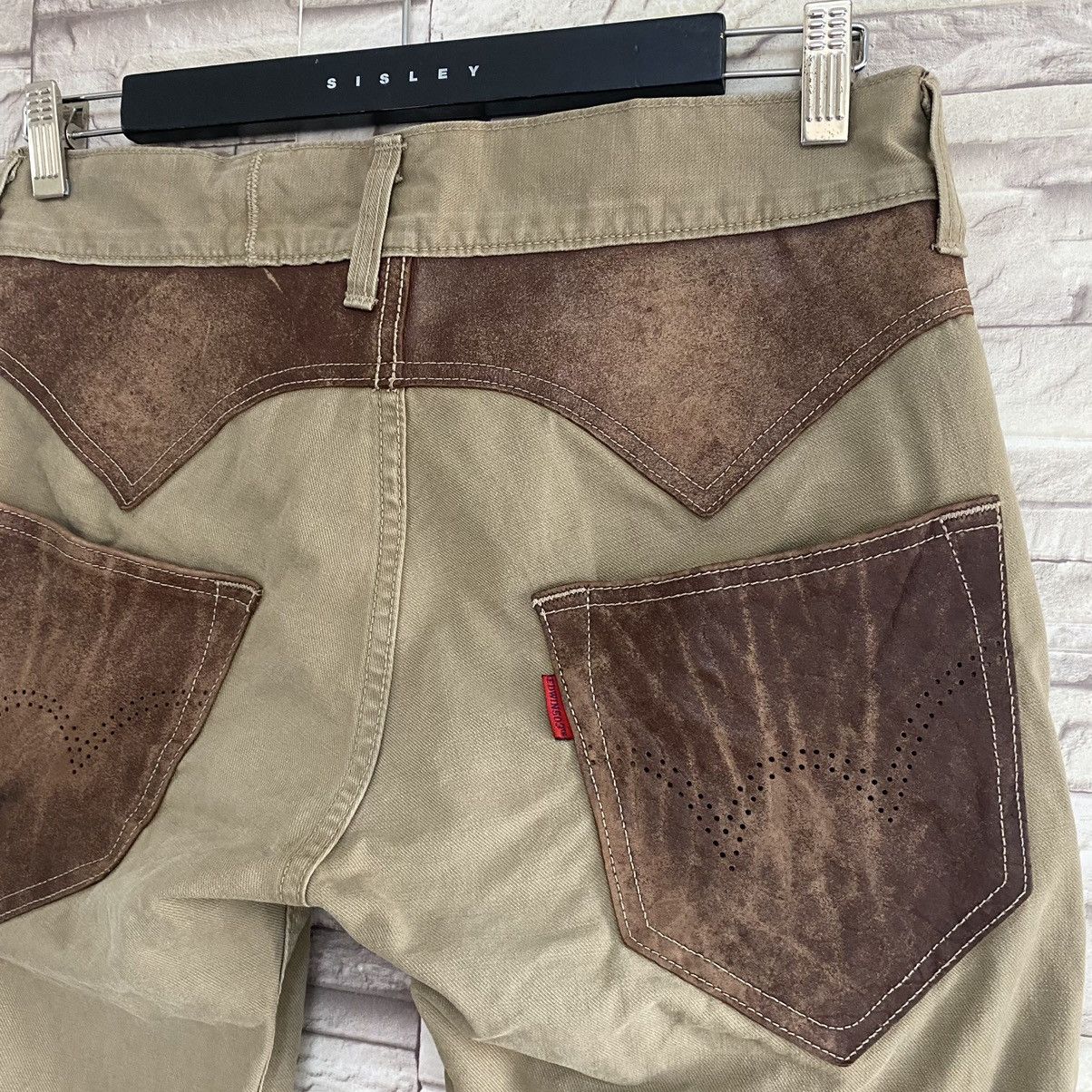 Edwin Edwin Leather Hybrid Pants Size US 29 - 14 Thumbnail