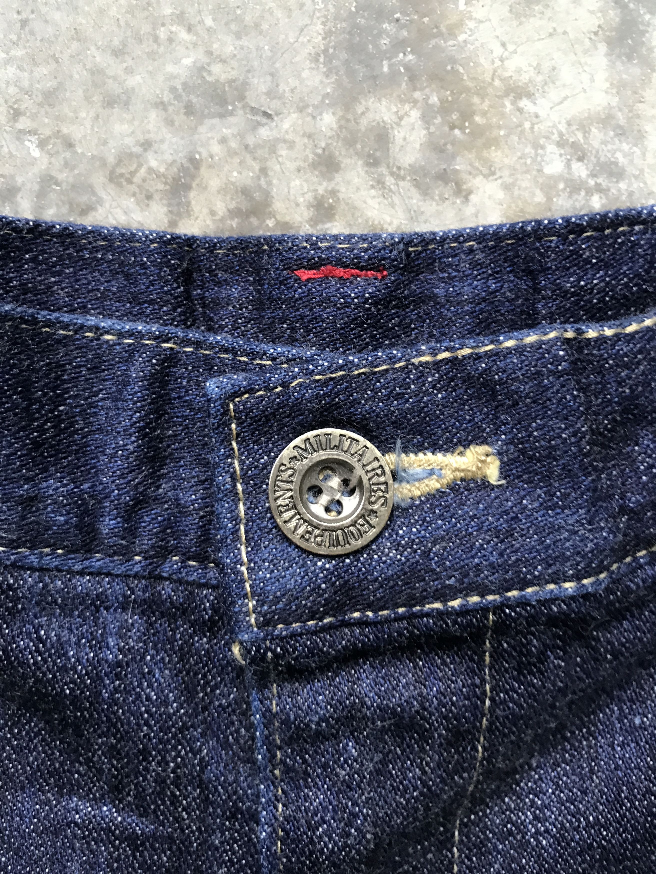Japanese Brand SP6 - MILITARIA EQUIPMENT Japan Two Tones Short Denim Pant Size US 26 / EU 42 - 4 Thumbnail