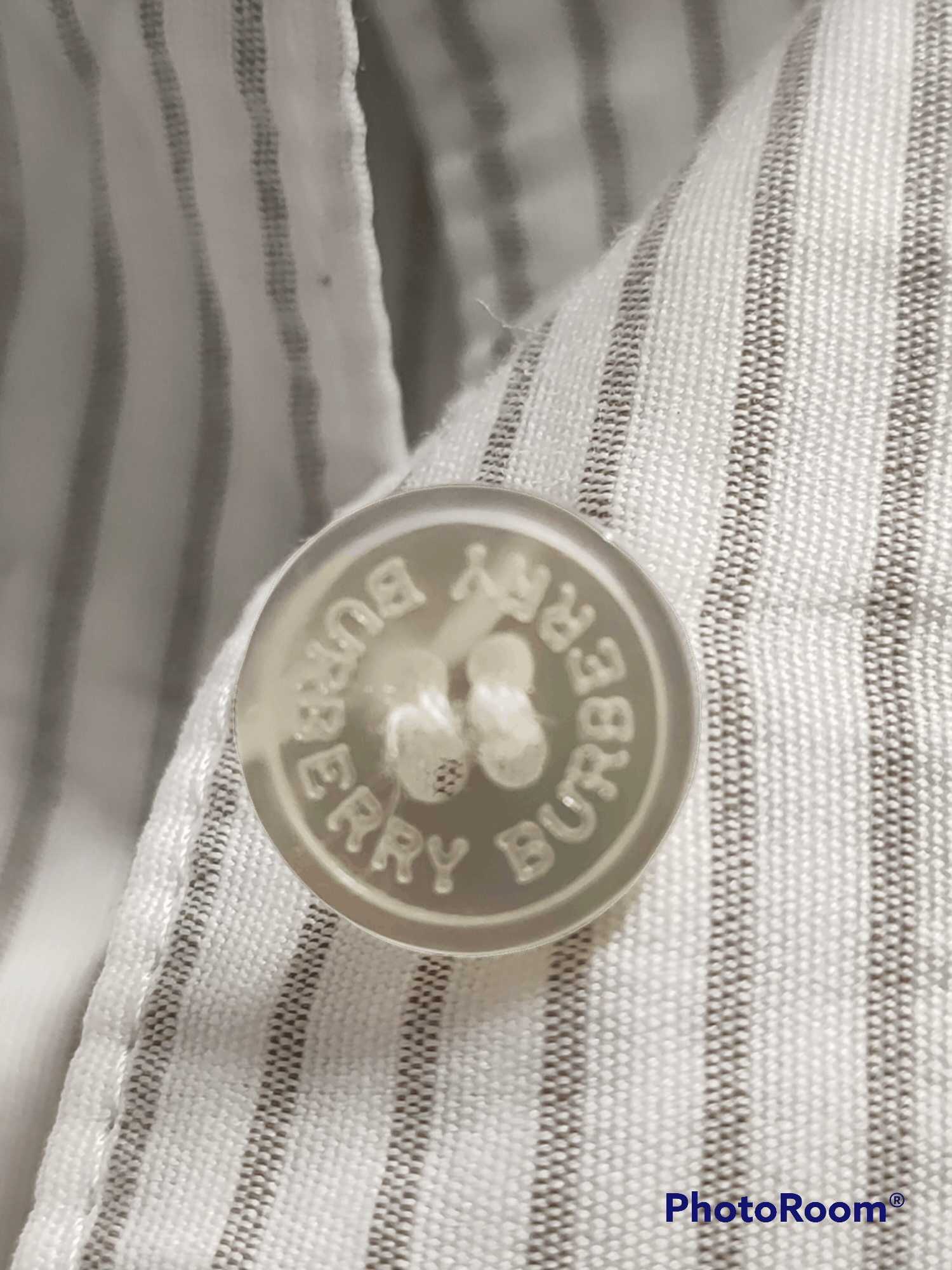Burberry Burberry long sleeve button up White Stripe Size US XS / EU 42 / 0 - 6 Thumbnail