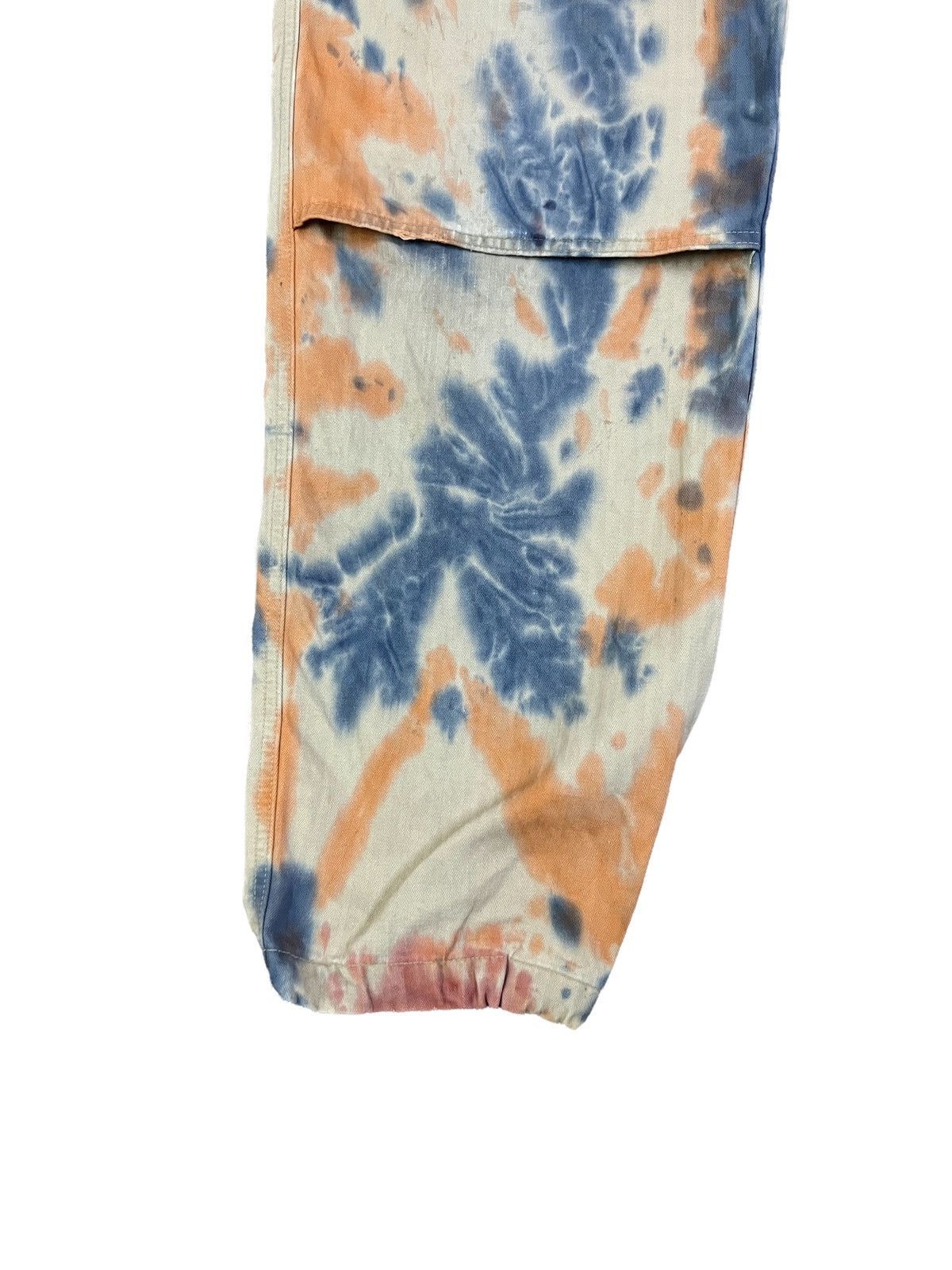 Bape Vintage Bathing Ape Custom Tie Dye Military Parachute Pants Size US 28 / EU 44 - 9 Thumbnail