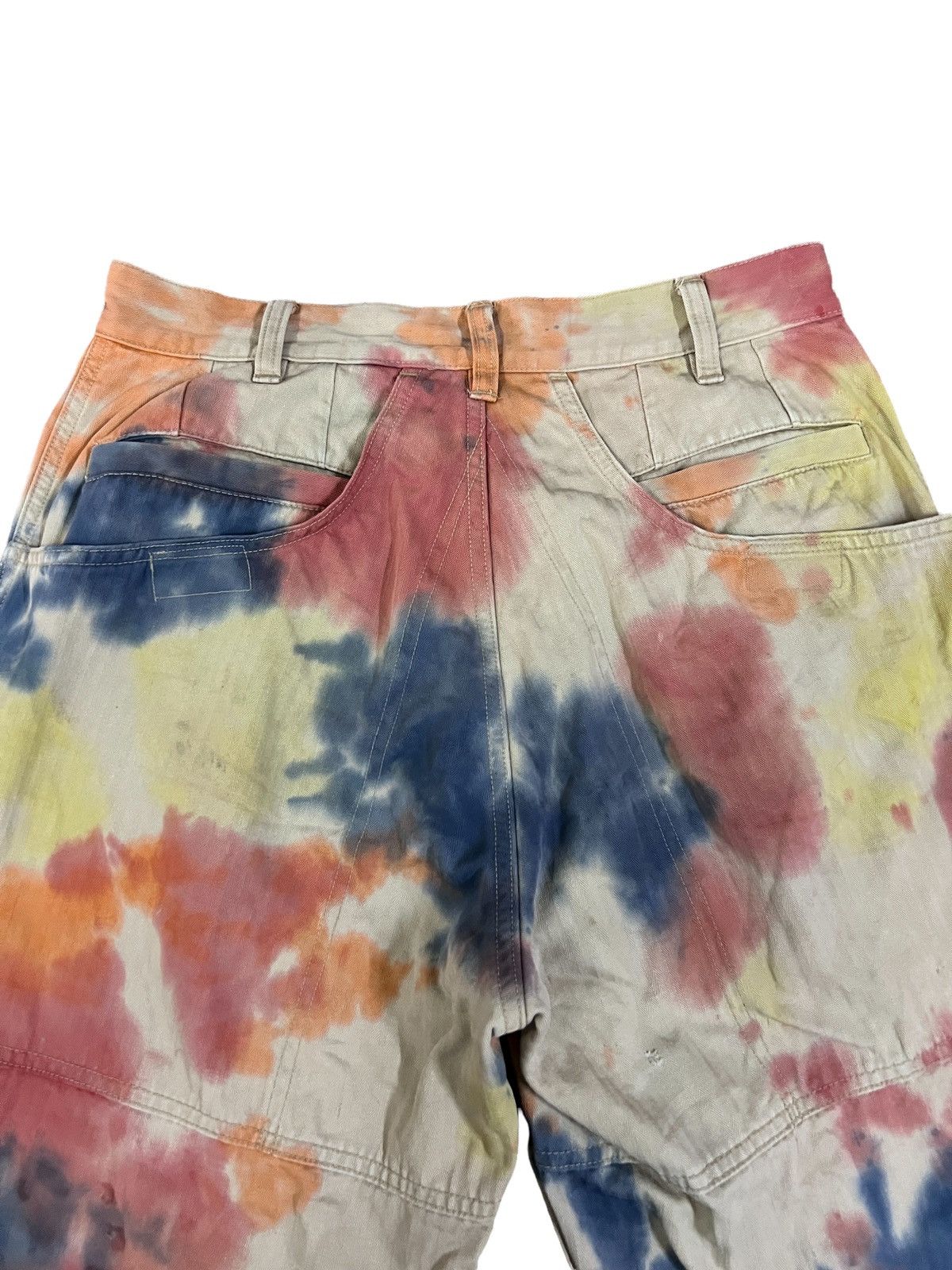 Bape Vintage Bathing Ape Custom Tie Dye Military Parachute Pants Size US 28 / EU 44 - 7 Thumbnail