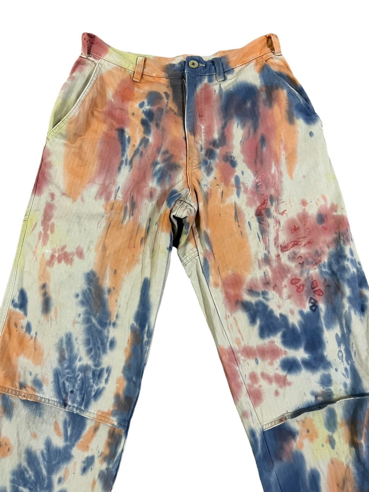 Bape Vintage Bathing Ape Custom Tie Dye Military Parachute Pants Size US 28 / EU 44 - 3 Thumbnail