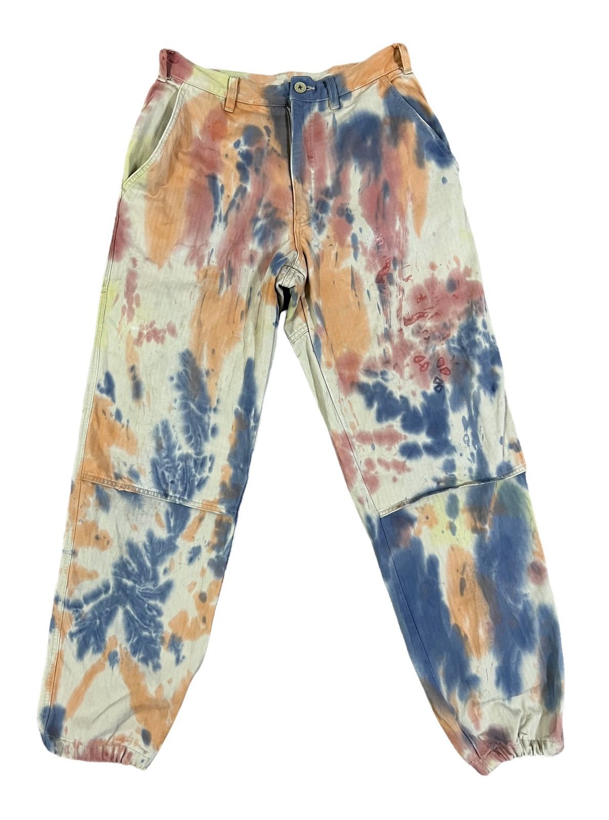 Bape Vintage Bathing Ape Custom Tie Dye Military Parachute Pants Size US 28 / EU 44 - 1 Thumbnail
