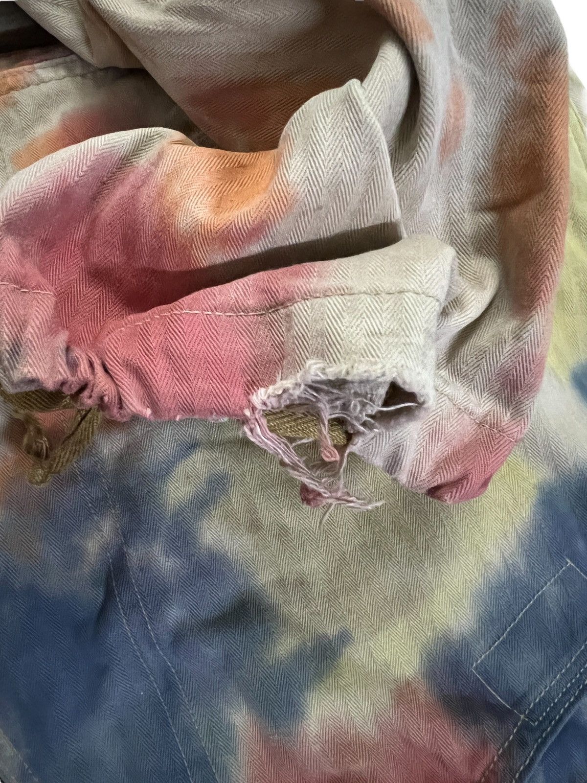 Bape Vintage Bathing Ape Custom Tie Dye Military Parachute Pants Size US 28 / EU 44 - 14 Thumbnail
