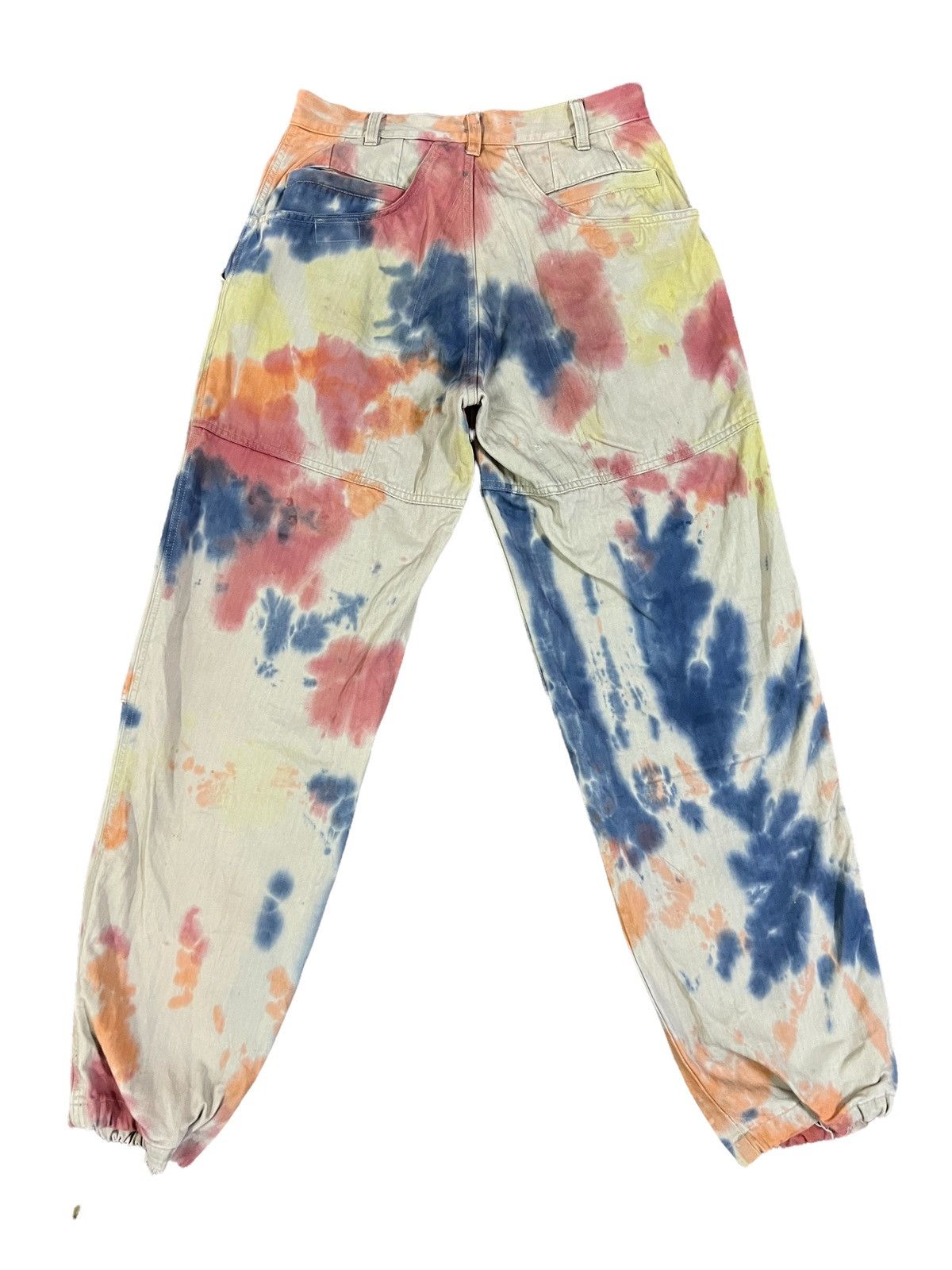 Bape Vintage Bathing Ape Custom Tie Dye Military Parachute Pants Size US 28 / EU 44 - 2 Thumbnail
