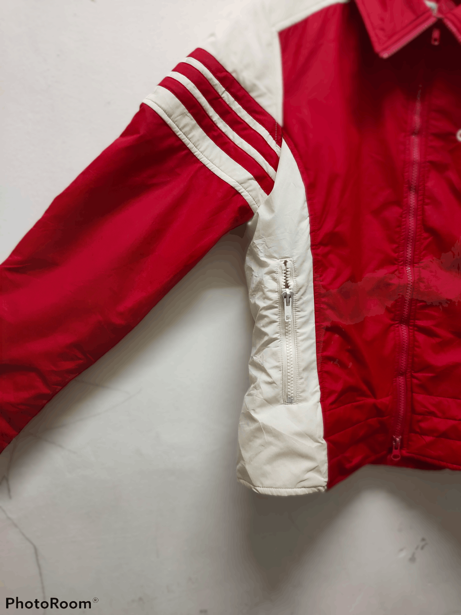 Adidas Vintage 90s Adidas 3 stripes zipper jacket Size US M / EU 48-50 / 2 - 4 Thumbnail