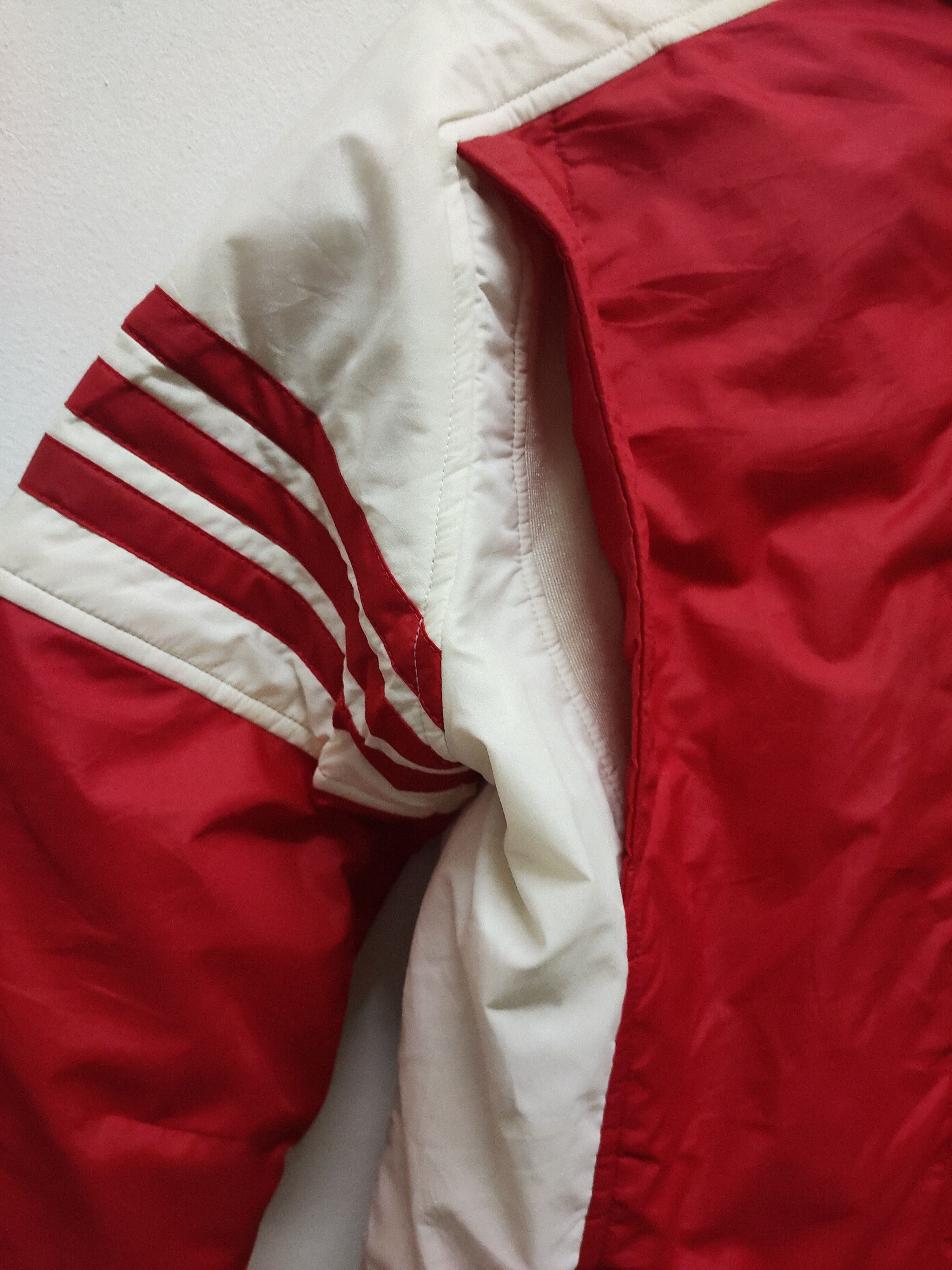 Adidas Vintage 90s Adidas 3 stripes zipper jacket Size US M / EU 48-50 / 2 - 14 Thumbnail