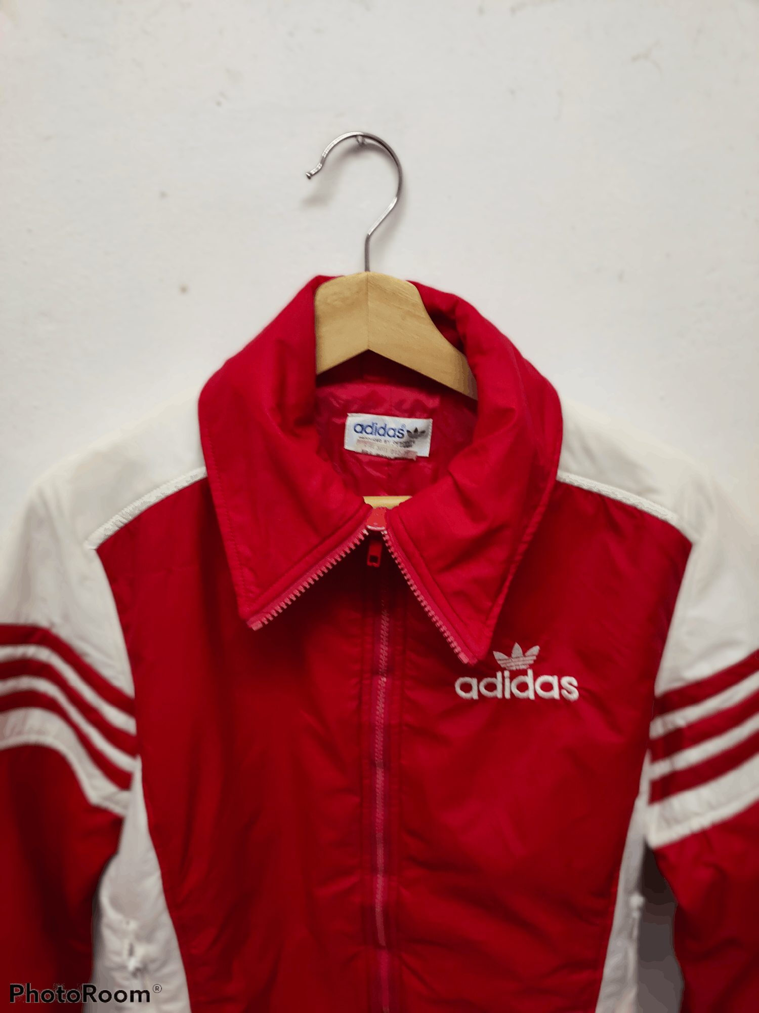 Adidas Vintage 90s Adidas 3 stripes zipper jacket Size US M / EU 48-50 / 2 - 2 Thumbnail