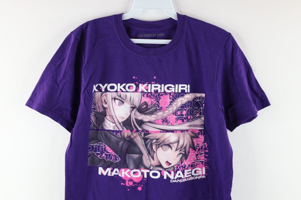 Vintage Kyoko Kirigiri Makoto Naegi Danganronpa Anime MangaT-Shirt ...