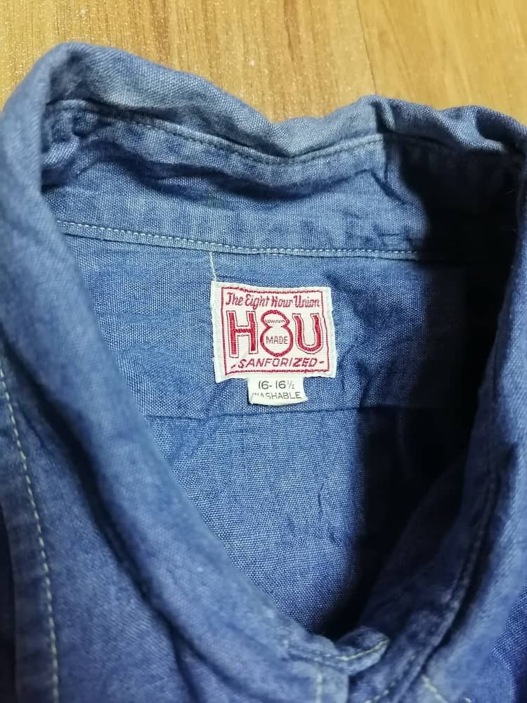 Union LA The Eight Hour Union Denim Buttons Longsleeve Shirt Size US L / EU 52-54 / 3 - 2 Thumbnail