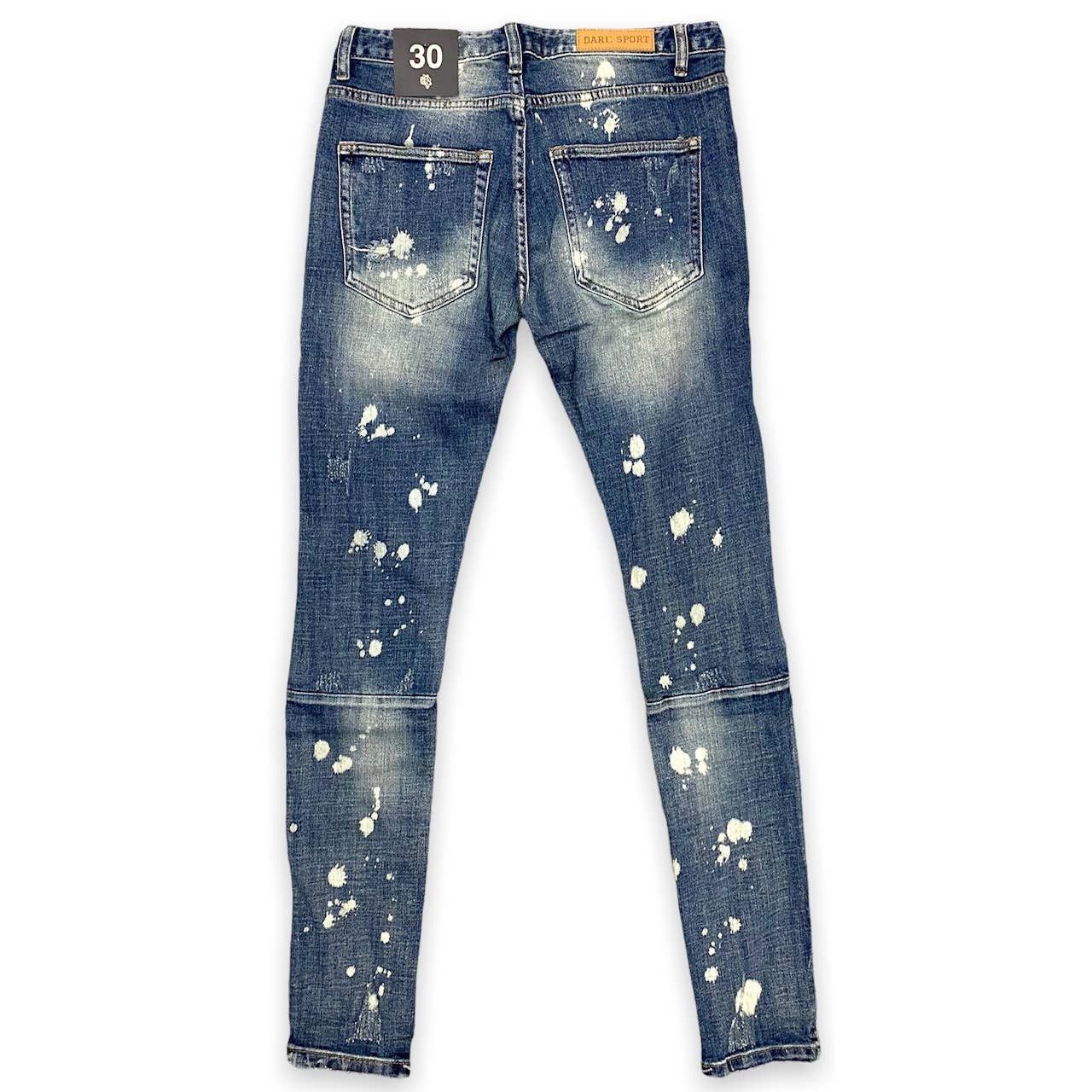 Civil Regime Darc Sport Men Vicious Skinny Distressed Ripped Denim Jeans Size US 28 / EU 44 - 2 Thumbnail