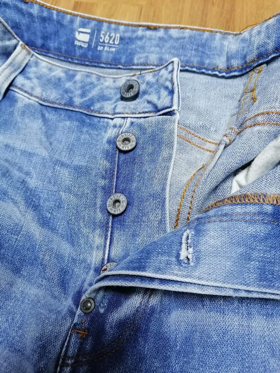 G-Star G Star Raw 3D Slim Denim Jeans Size US 36 / EU 52 - 3 Thumbnail