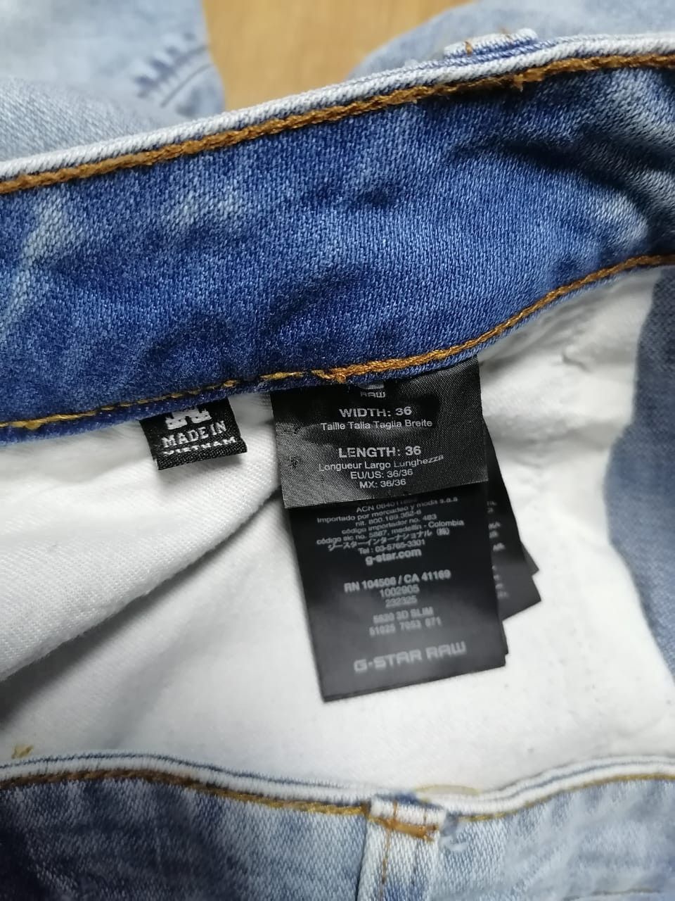 G-Star G Star Raw 3D Slim Denim Jeans Size US 36 / EU 52 - 4 Thumbnail