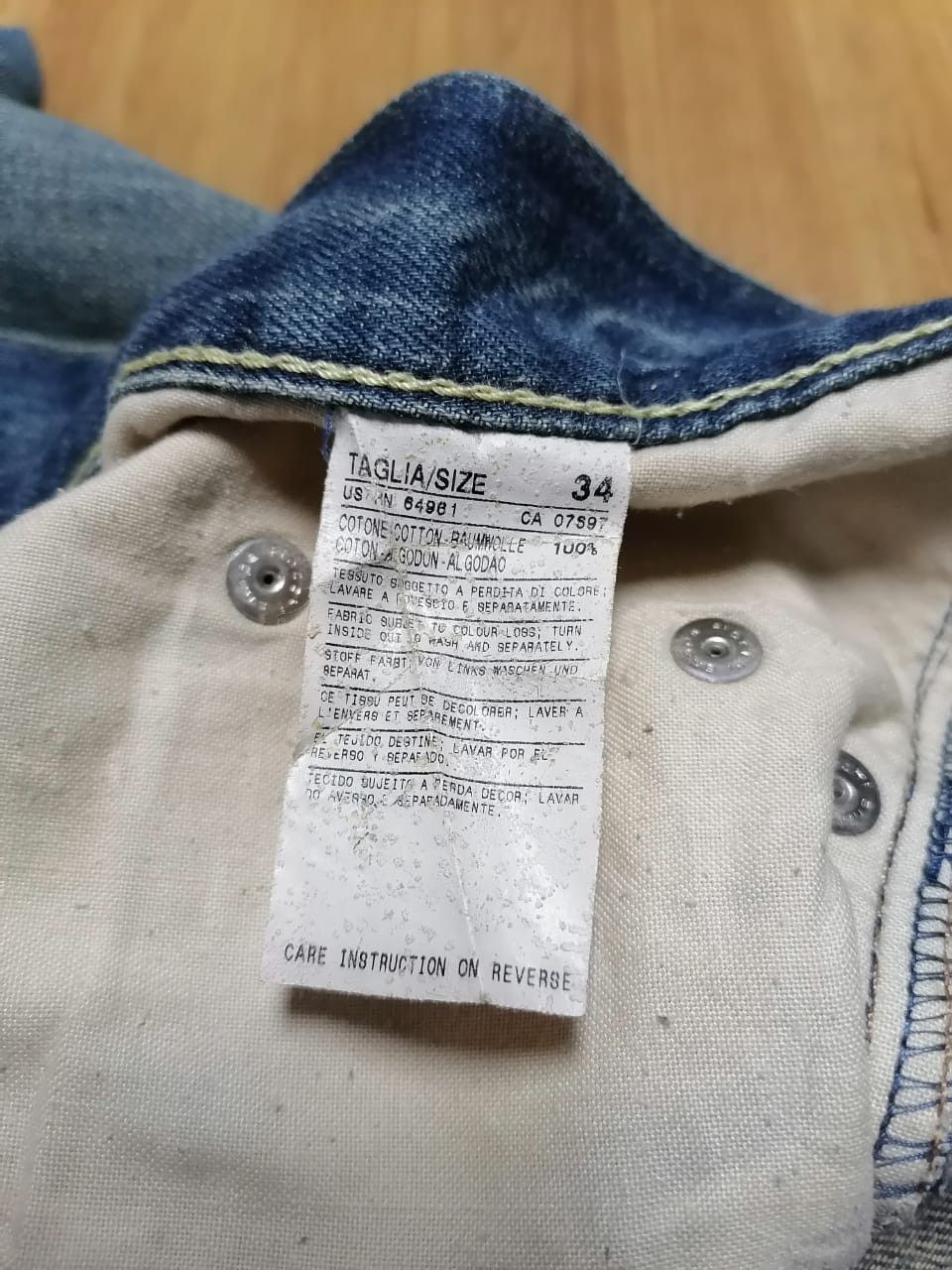 United Colors Of Benetton United Colors Of Benetton Denim Jeans Size US 36 / EU 52 - 5 Thumbnail