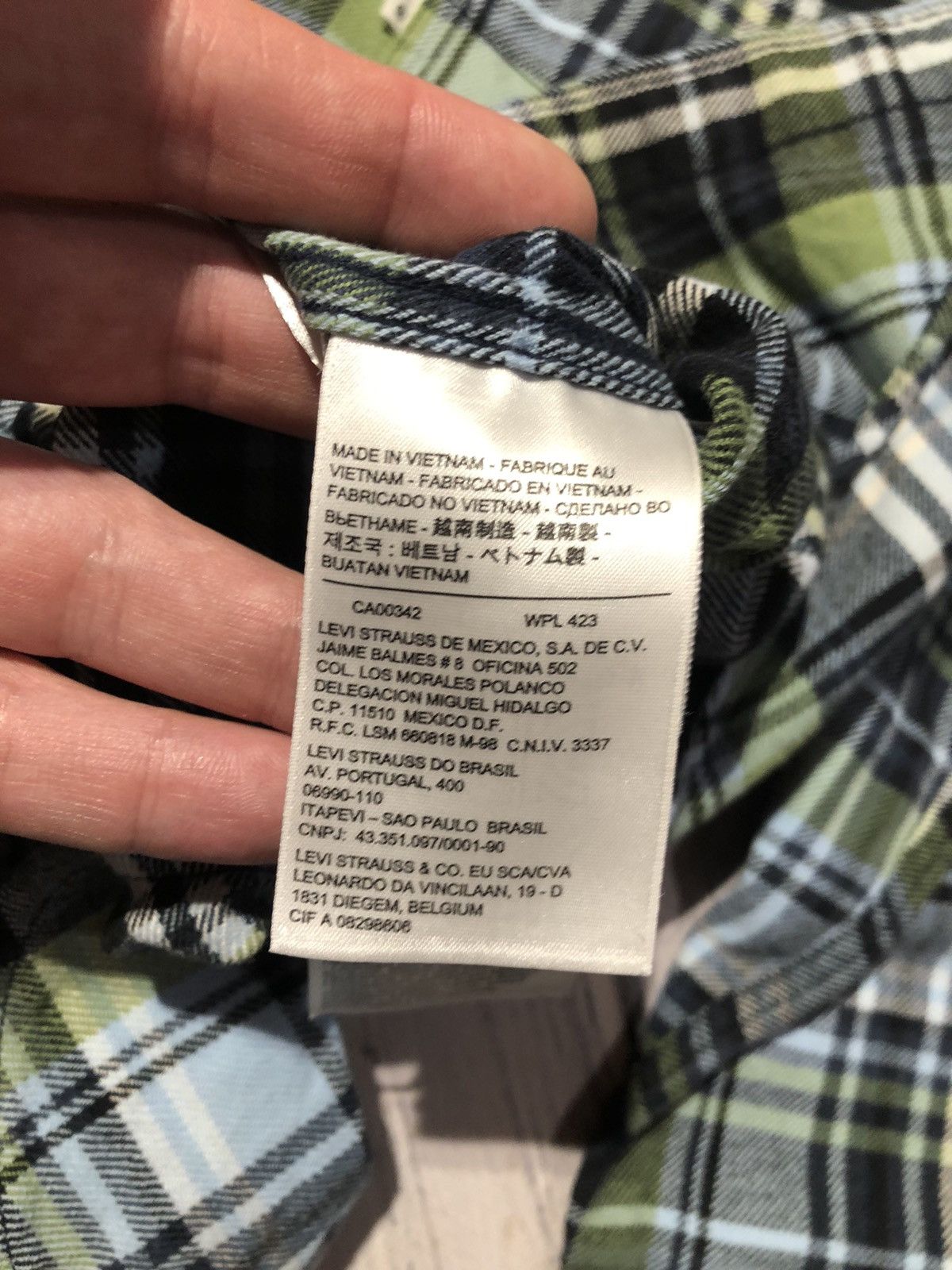 Levi's Vintage Levi’s Flanel Shirt Buttons Long Sleeve Size US S / EU 44-46 / 1 - 7 Thumbnail