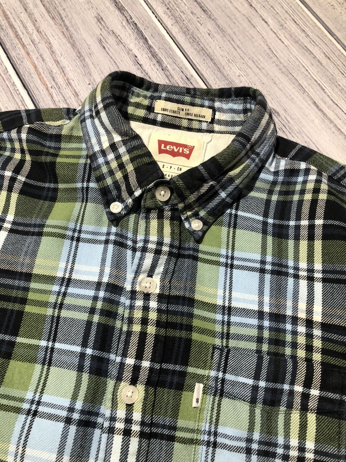 Levi's Vintage Levi’s Flanel Shirt Buttons Long Sleeve Size US S / EU 44-46 / 1 - 5 Thumbnail