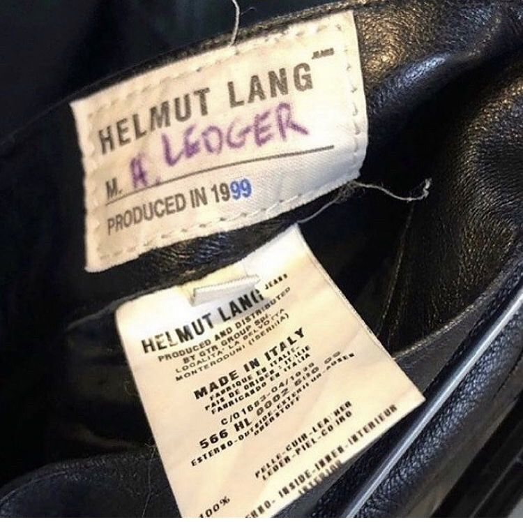 Helmut Lang Helmut Lang 1999 Black Leather Pants Size US 29 - 11 Thumbnail