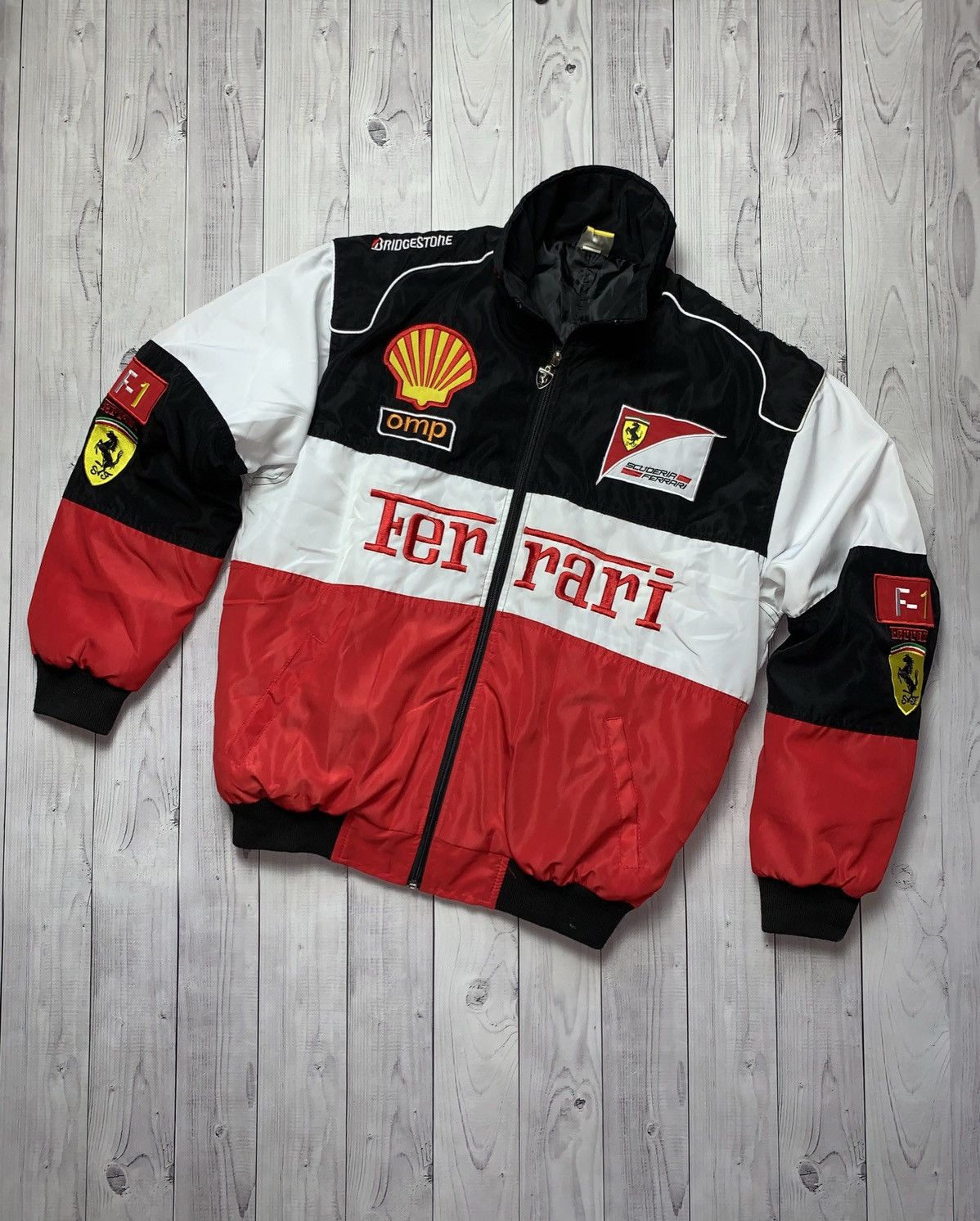 Racing Suit，Racing Jacket Vintage , Bomber Jacket popular , F1 Streetwear Jacket