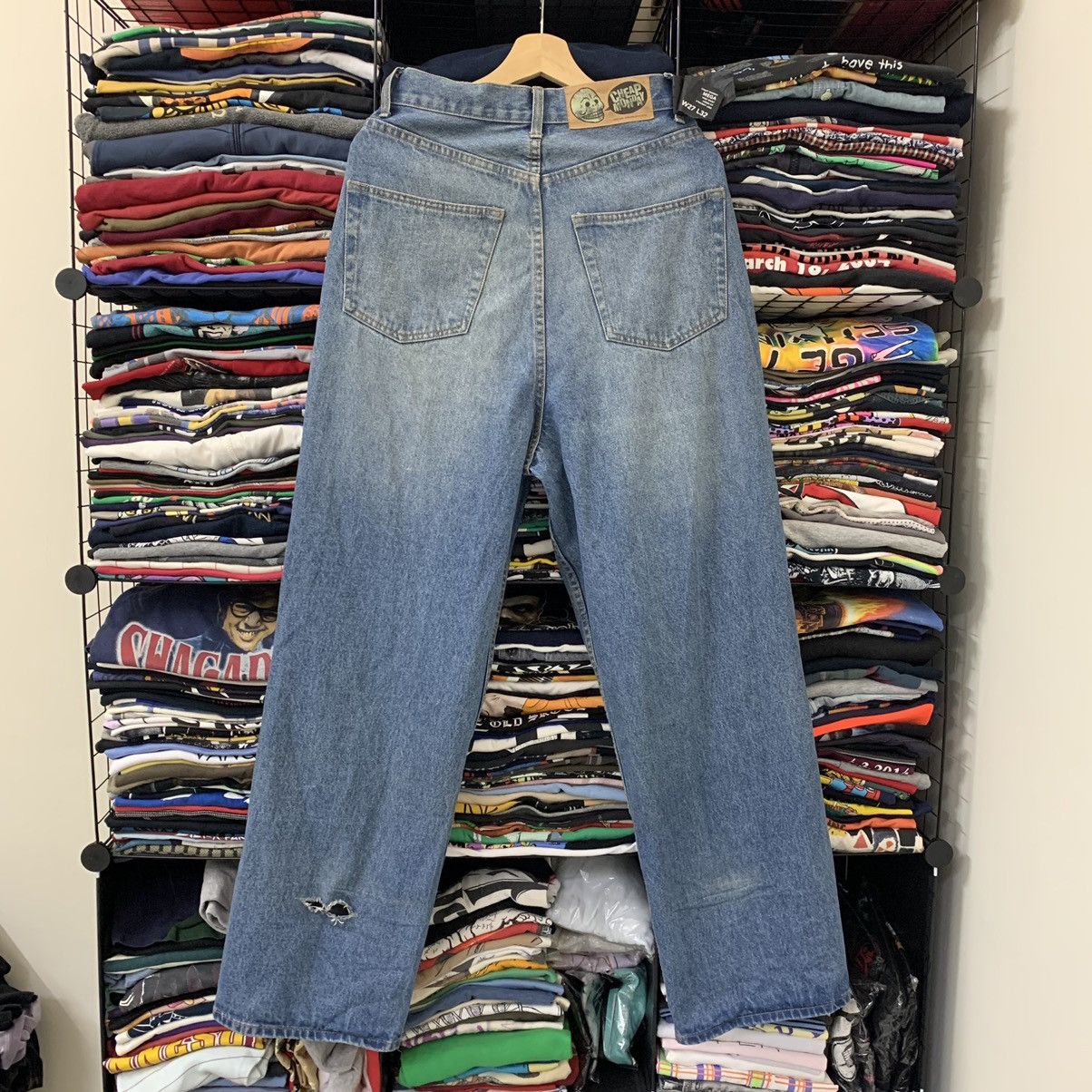 Cheap Monday CHEAP MONDAY MEGA BLUE JEANS Size US 28 / EU 44 - 2 Thumbnail