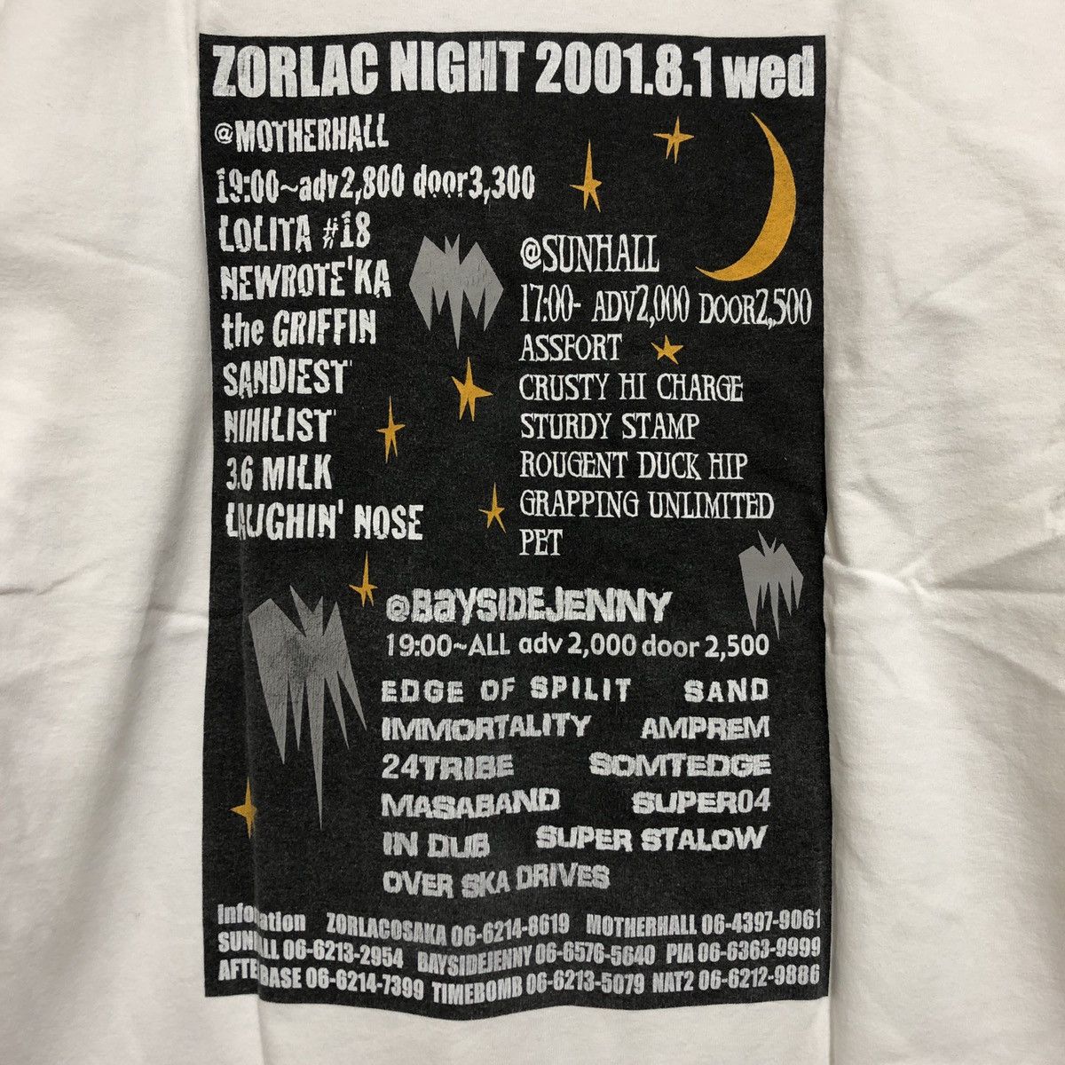 Vintage Vintage Zorlac Night 2001 T-Shirt Size US M / EU 48-50 / 2 - 5 Thumbnail